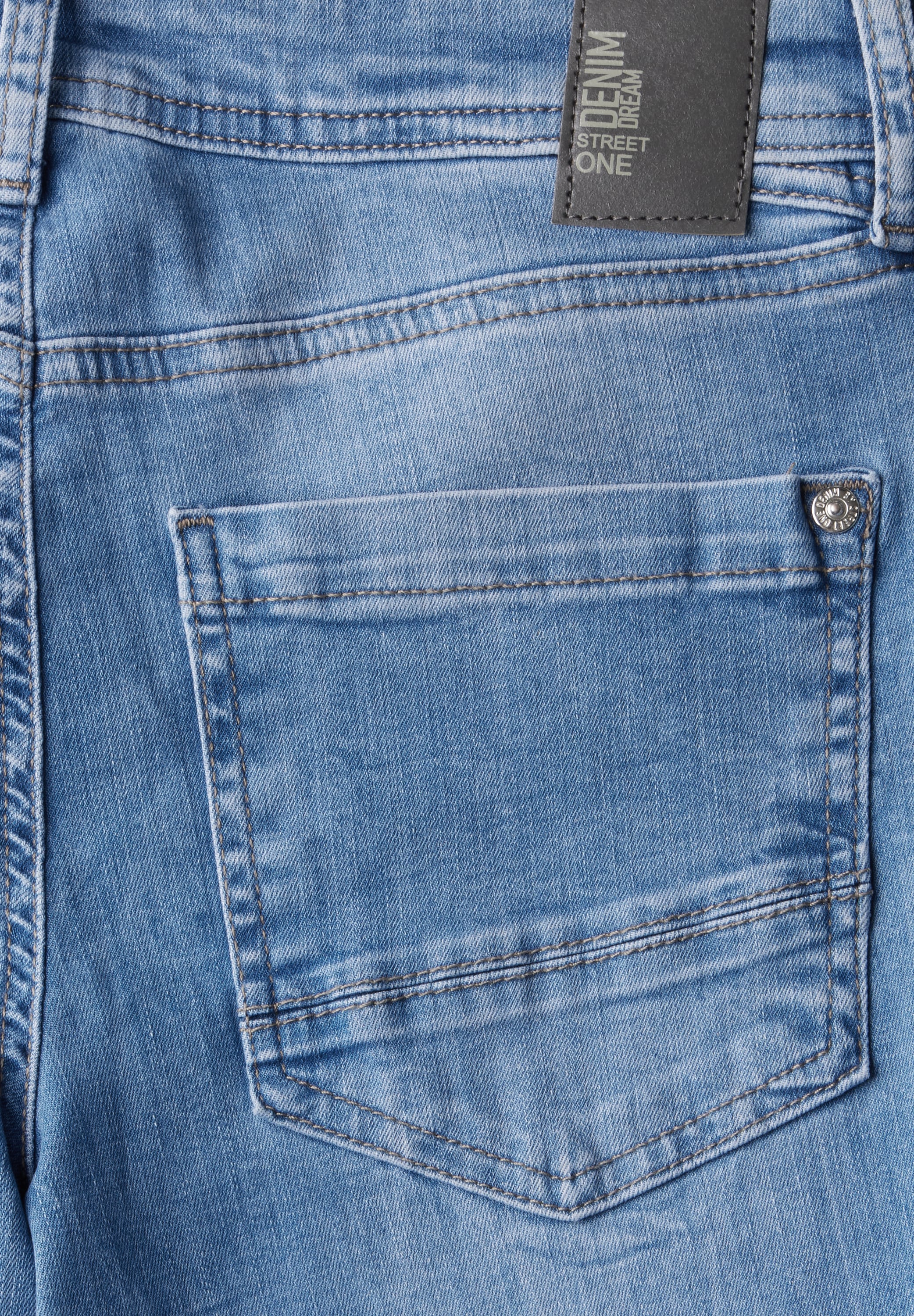 STREET ONE Comfort-fit-Jeans, Middle Waist