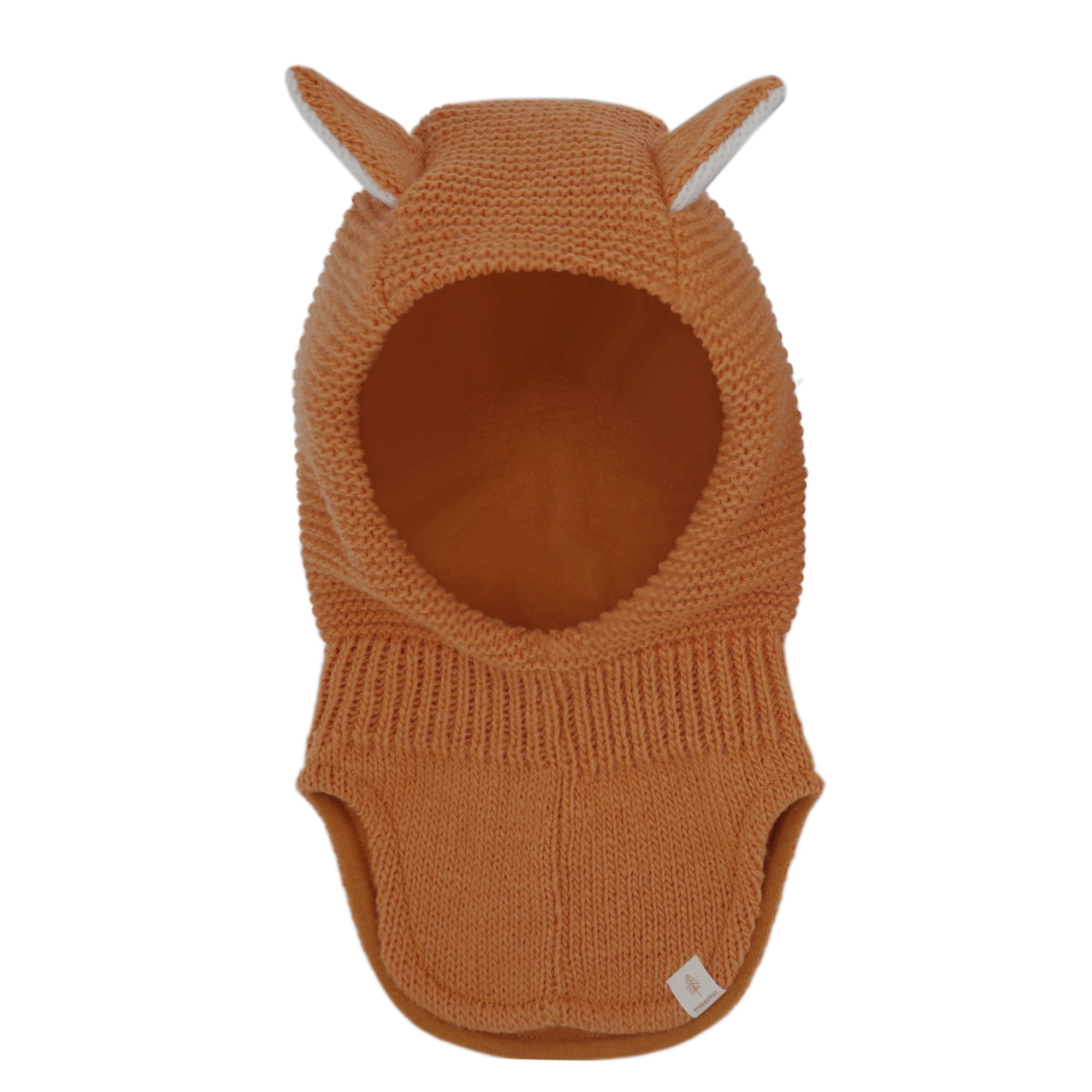 MAXIMO Kinder Schlupfmütze, gelb, Gr. 49, Strick, Materialmix, Mützen, mit Öhrchen