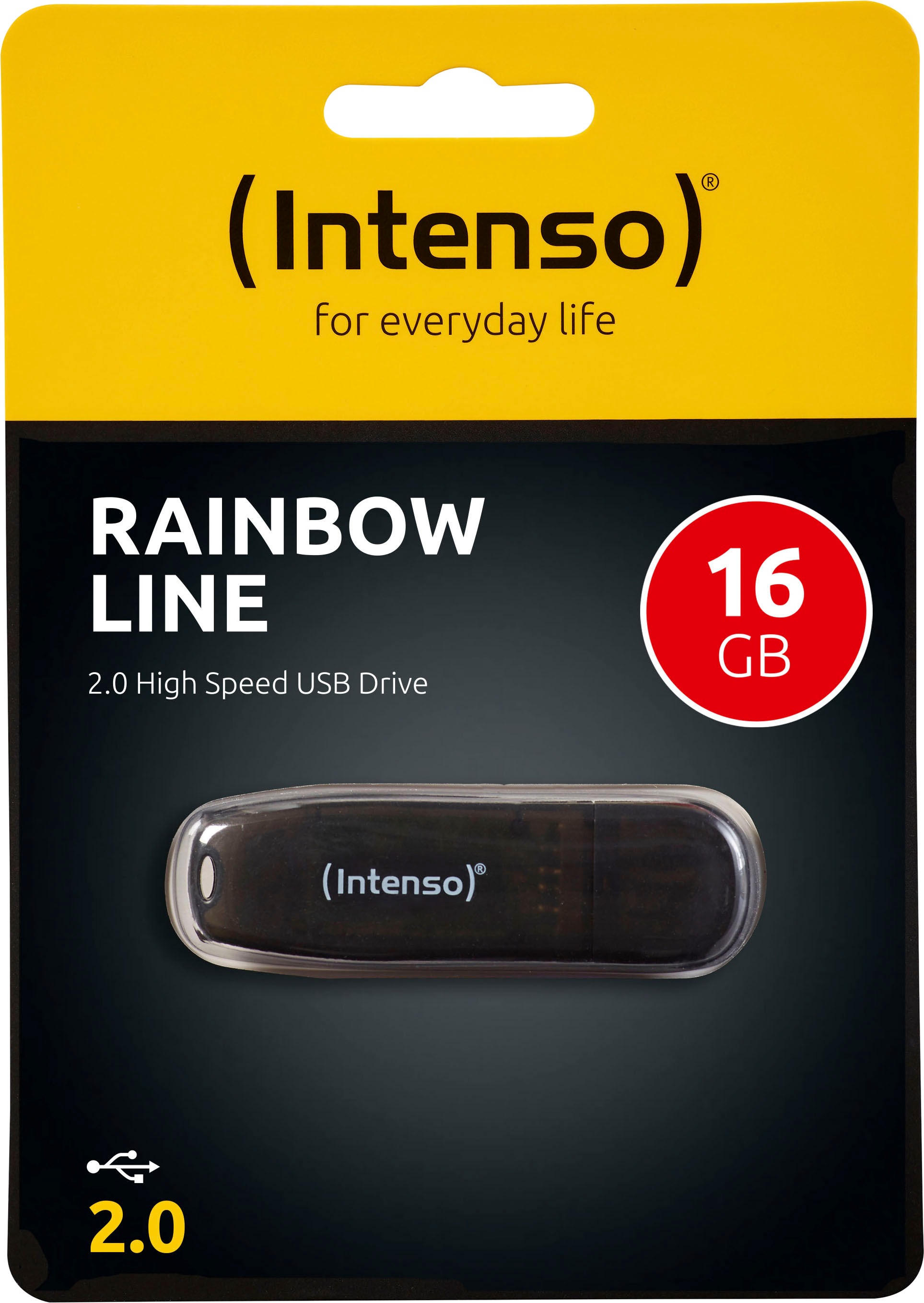 Intenso USB-Stick »Rainbow Line«, (Lesegeschwindigkeit 28 MB/s)