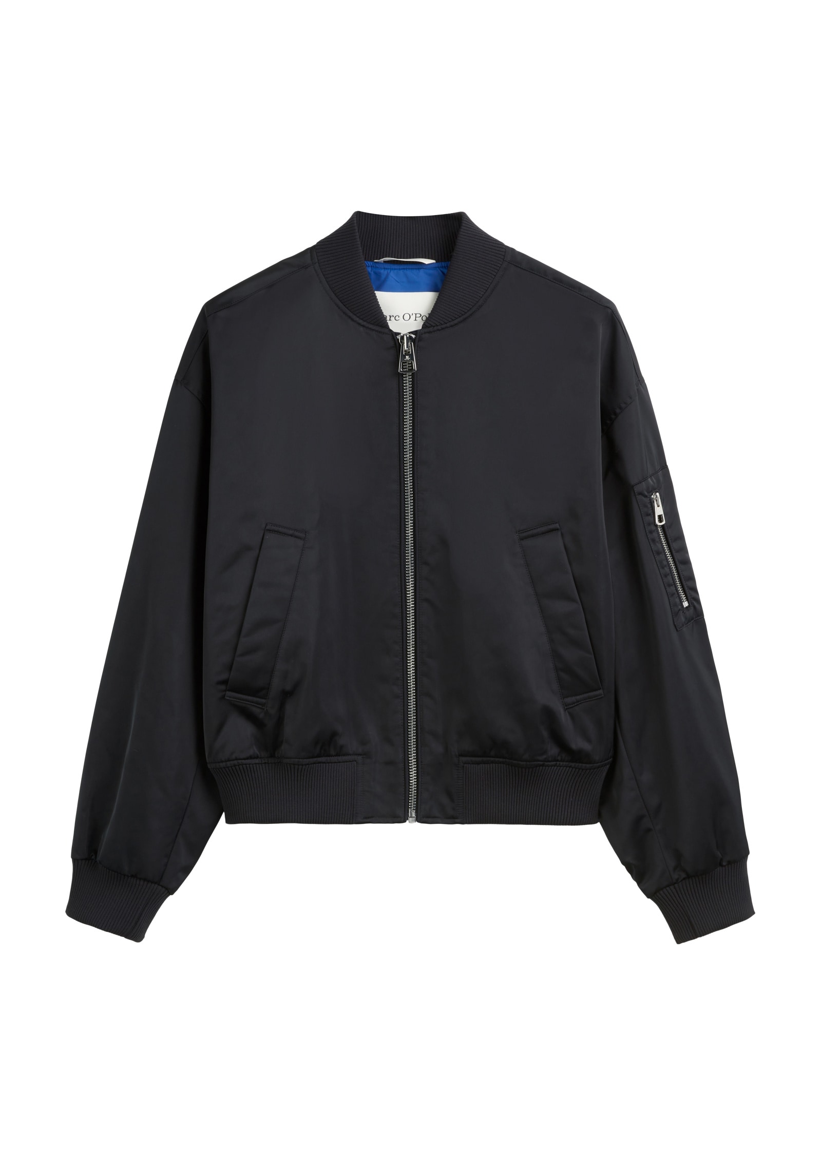 Marc O'Polo Outdoorjacke »aus recyceltem Polyester-Twill«, ohne Kapuze