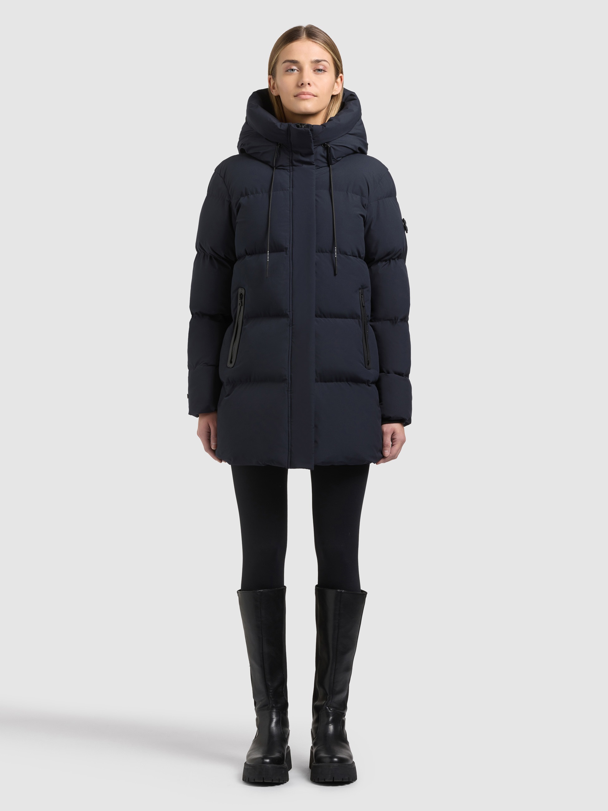 khujo Steppjacke »DROWN2 MATT« Taschenbeutel mit Fleece