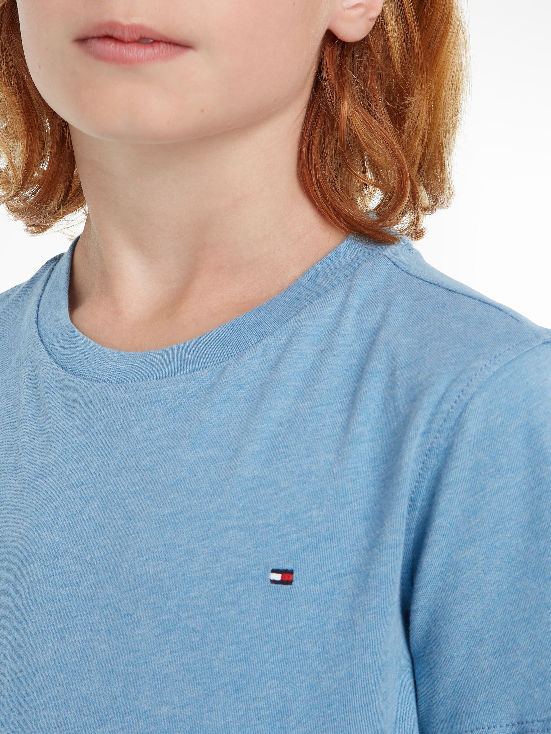 Thumbnail - Tommy Hilfiger T-Shirt "BOYS BASIC CN KNIT" für Kinder bis 16 Jahre