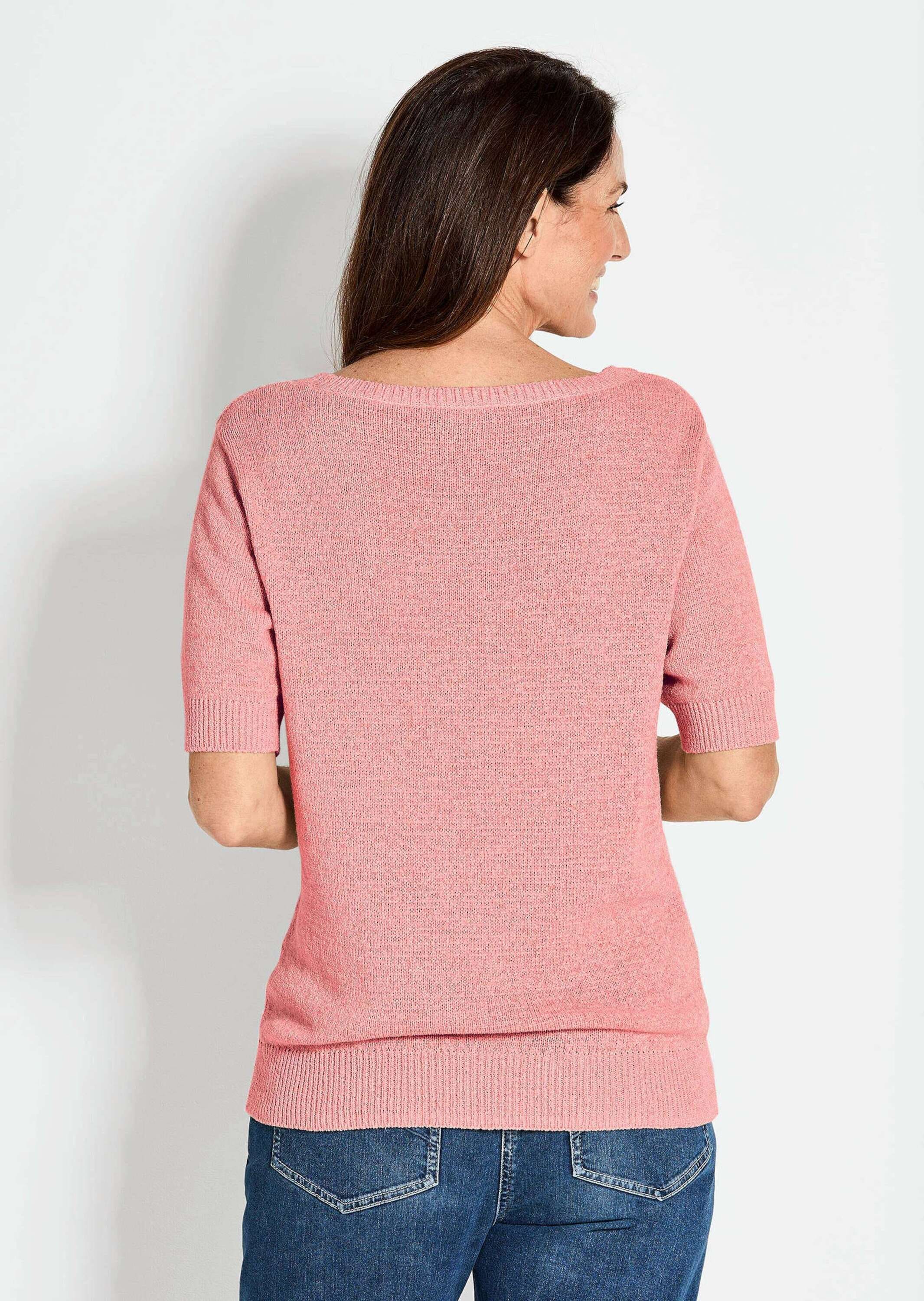 GOLDNER Rundhalspullover »Kurzgröße Pullover«