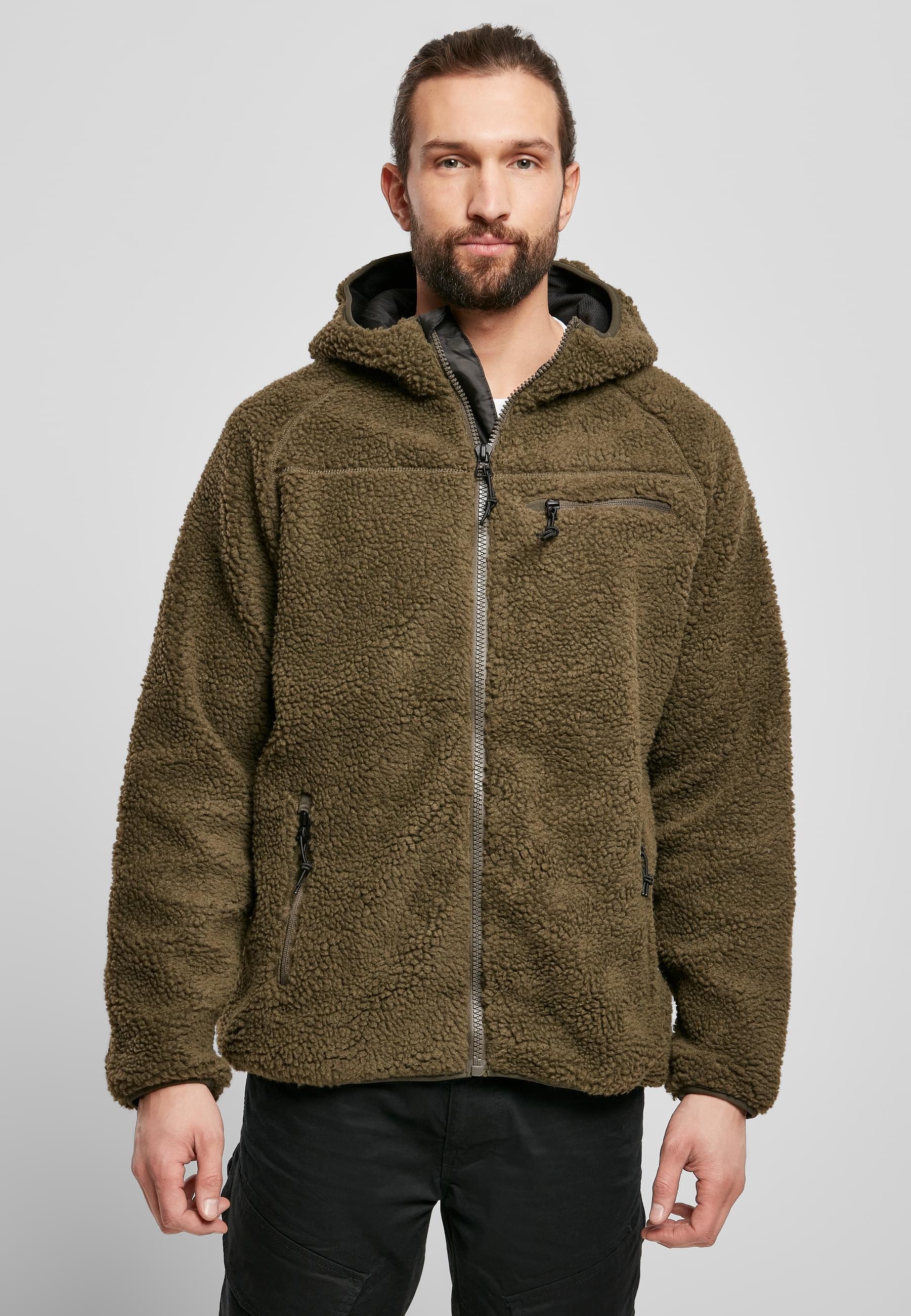 Brandit Anorak »Brandit Herren Teddyfleece Worker Jacket«, (1 St.), mit Kapuze