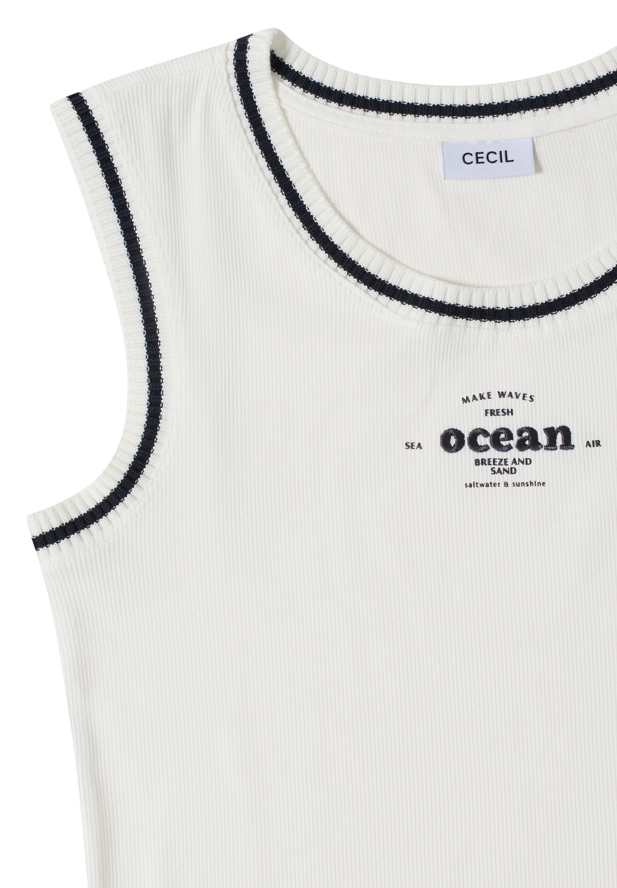 Cecil Tanktop aus Baumwolle mit Stretchanteil