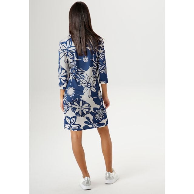 Aniston SELECTED Jerseykleid, mit großem Blütendruck - Jedes Teil ein  Unikat - NEUE KOLLEKTION online bestellen | BAUR