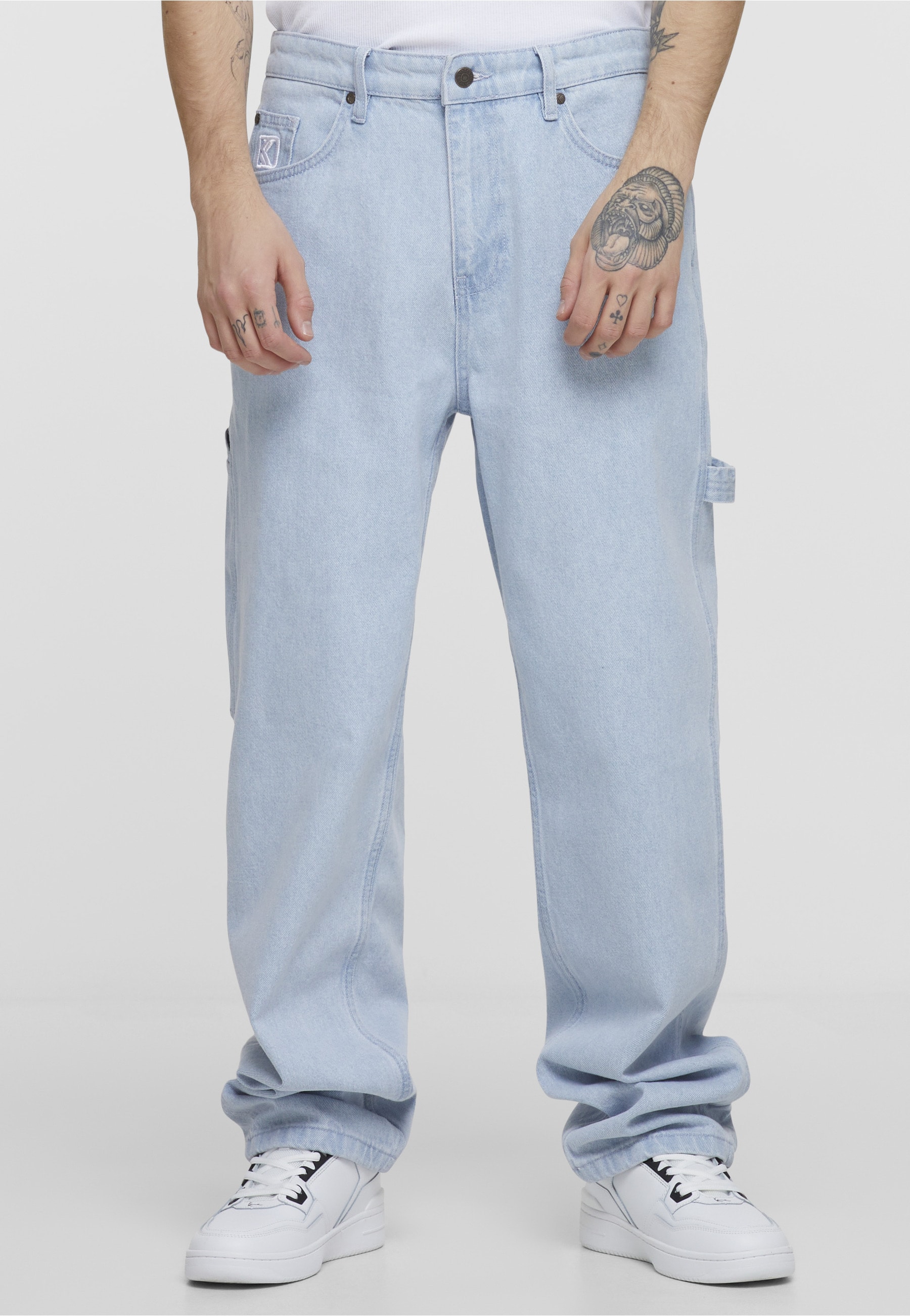 Karl Kani Bequeme Jeans »Karl Kani Herren KMI-PL063-090-12 KK Retro Baggy Workwear Denim« 1 Stk.