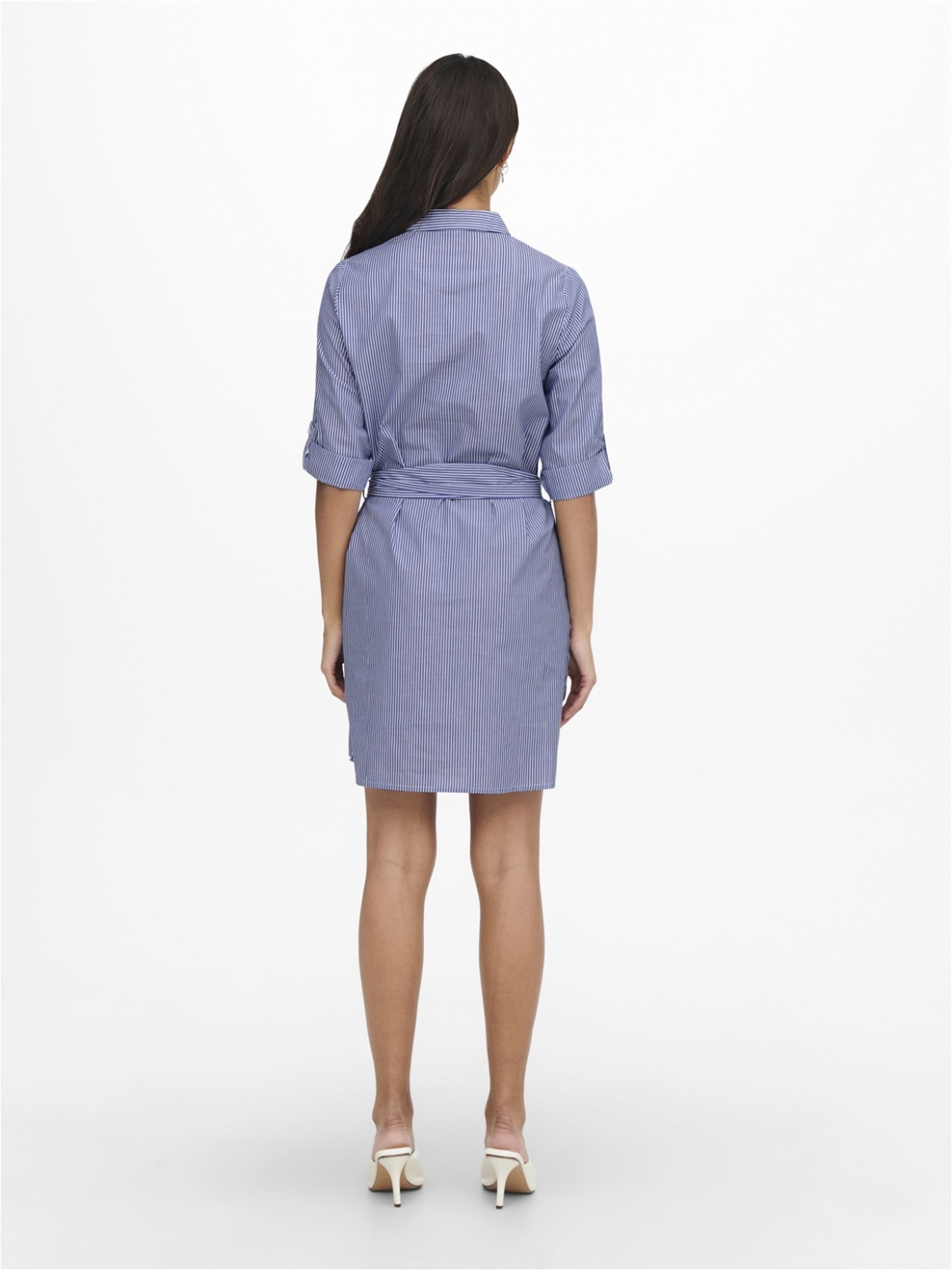 JDY Hemdblusenkleid "JDYHALL 3/4 SHIRT DRESS WVN NOOS", Sommerkleid günstig online kaufen