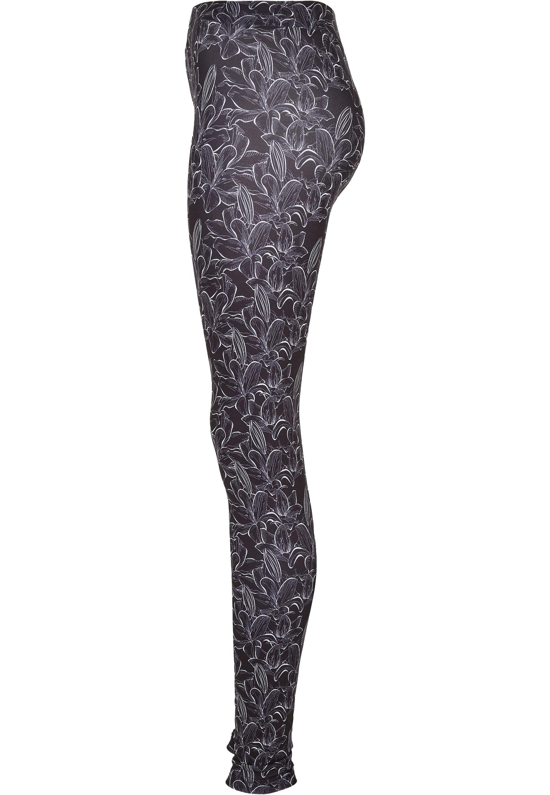 URBAN CLASSICS Leggings »Urban Classics Damen Ladies AOP Leggings«, (1 tlg.)