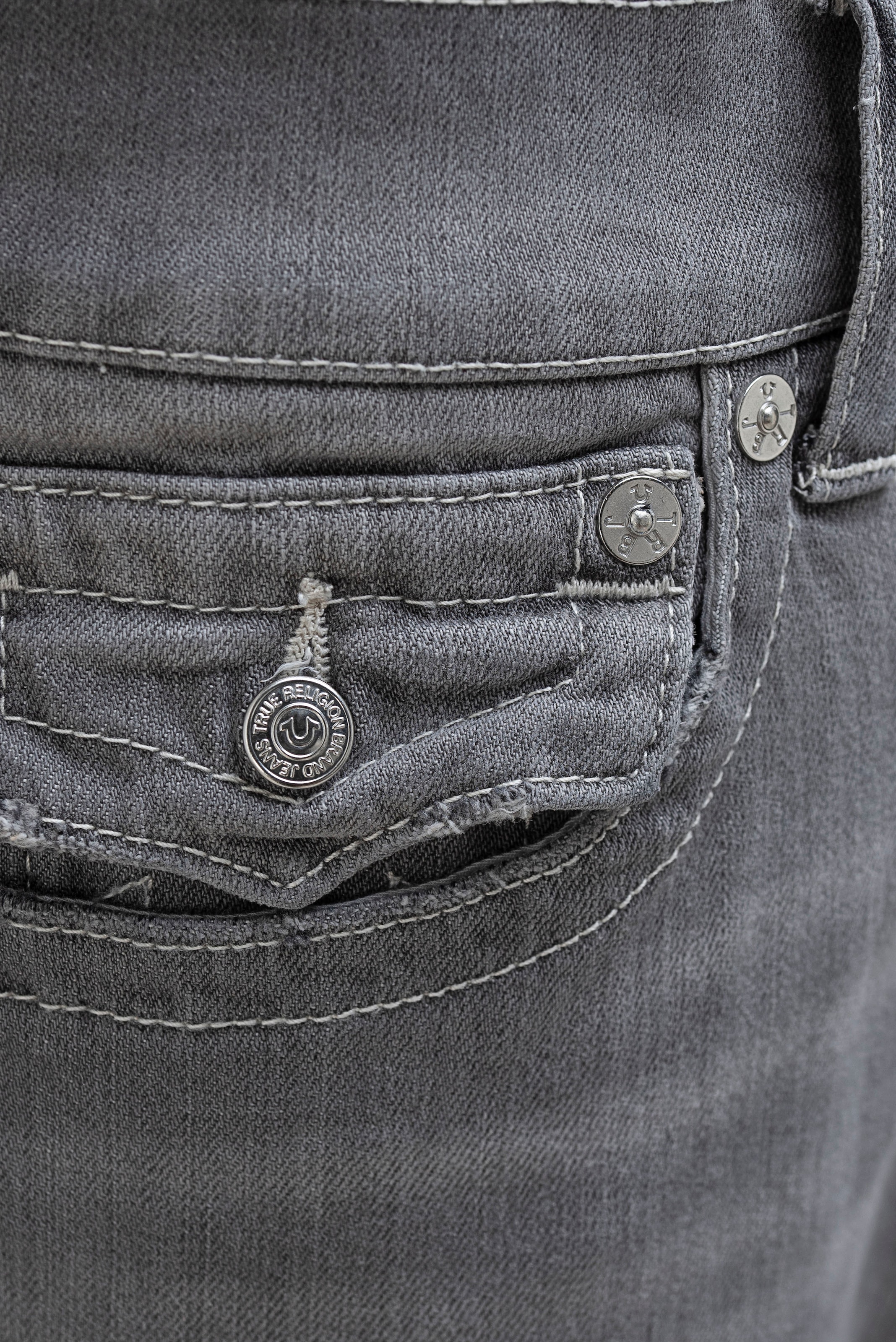 True Religion Straight-Jeans »RICKY SN FLAP« Baumwollmischung, straight fit