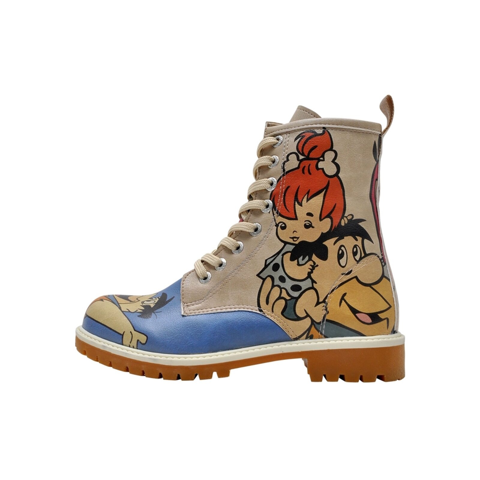 DOGO Schnürboots "Wb Longe Boots Schnürstiefel Family Rocks Damen Stiefeletten," Handgefertigt
