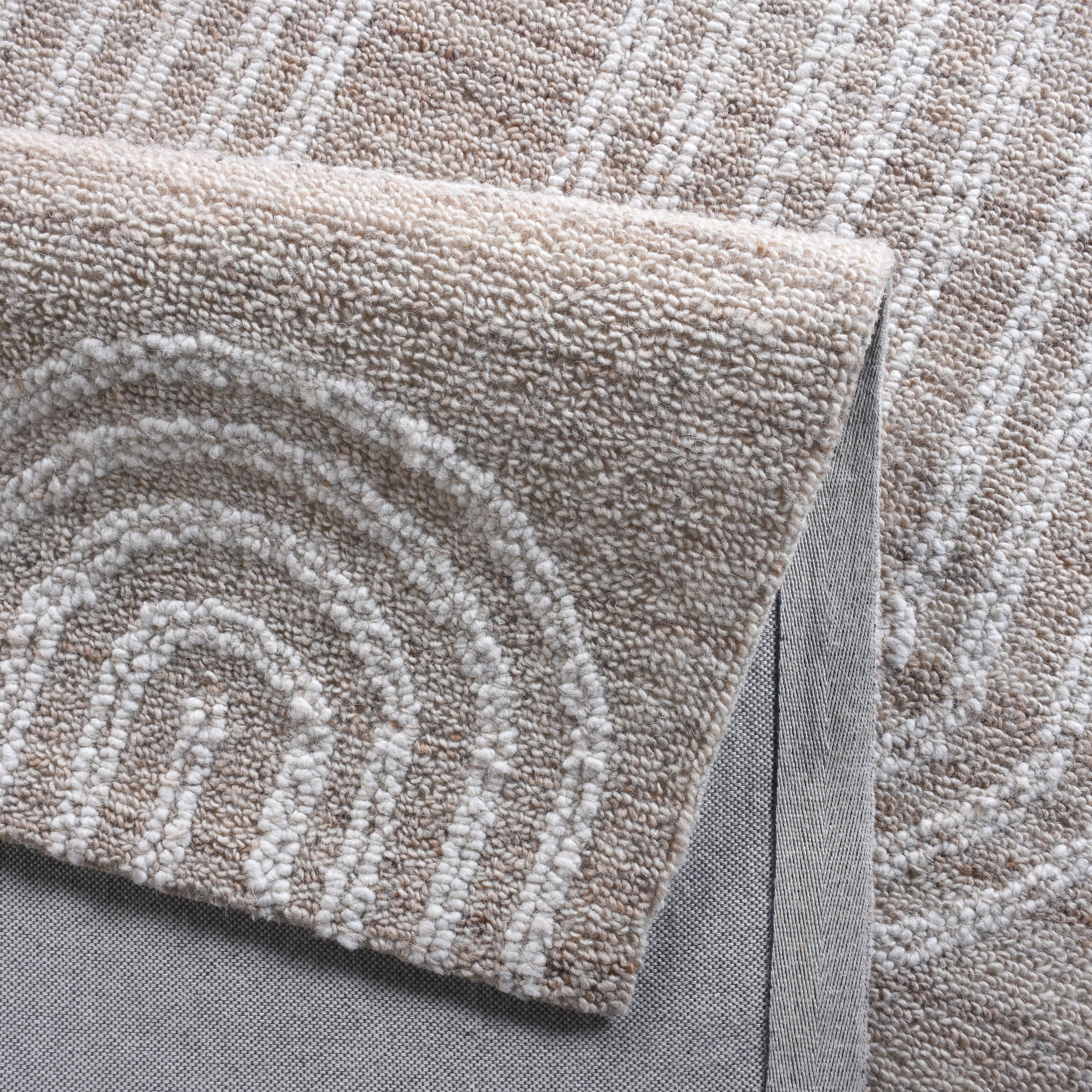 my home Wollteppich »Boras«, rechteckig, 11 mm Höhe, handgearbeitete Teppiche, Wohnzimmer, Schlafzimmer, Esszimmer