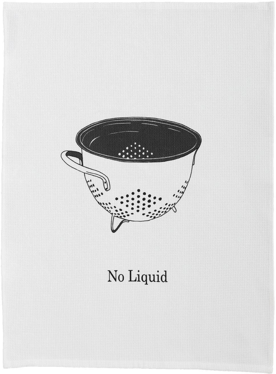 DDDDD Geschirrtuch "No Liquid", (Set, 6 tlg.)