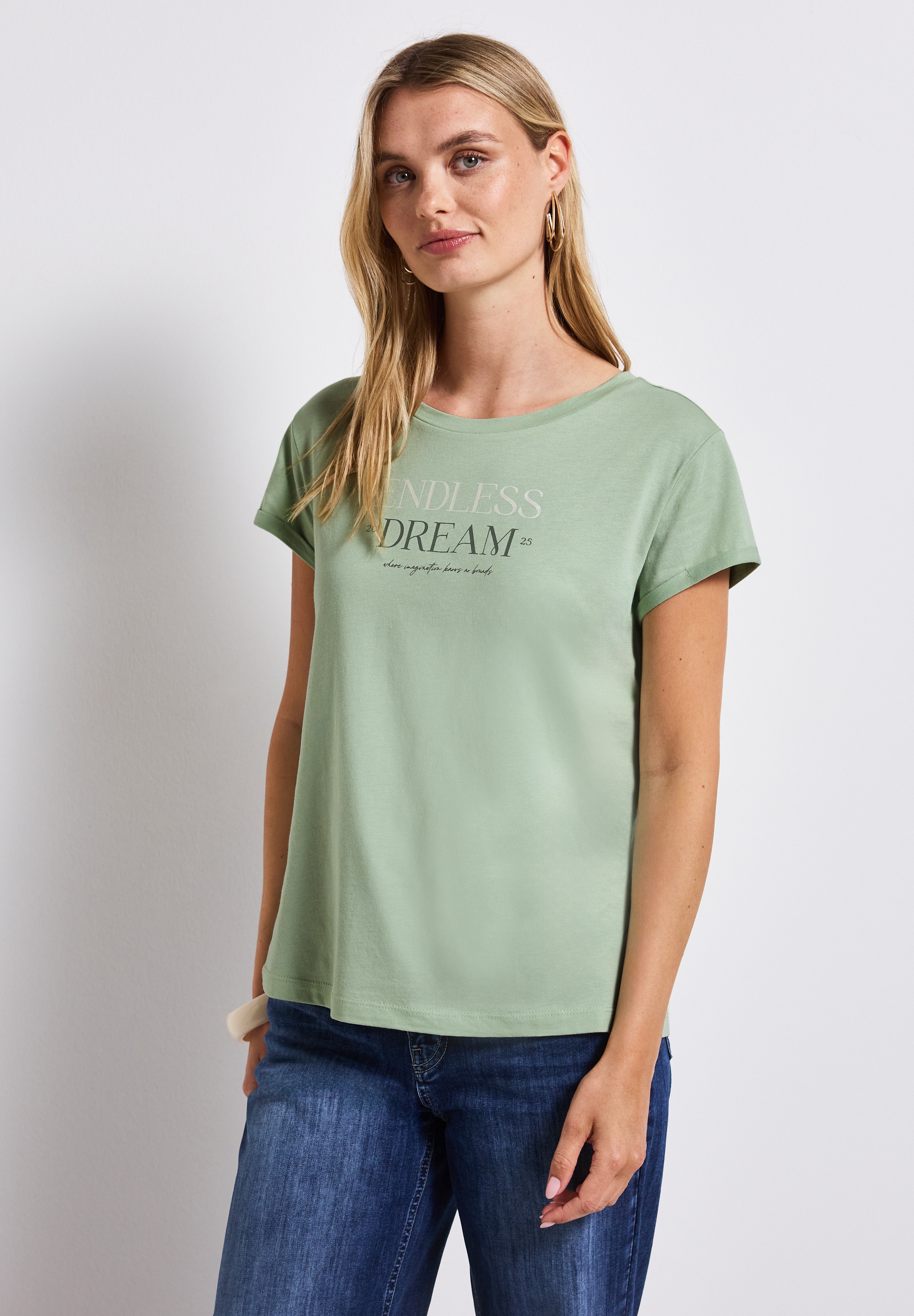 STREET ONE T-Shirt, mit Rundhalsausschnitt günstig online kaufen