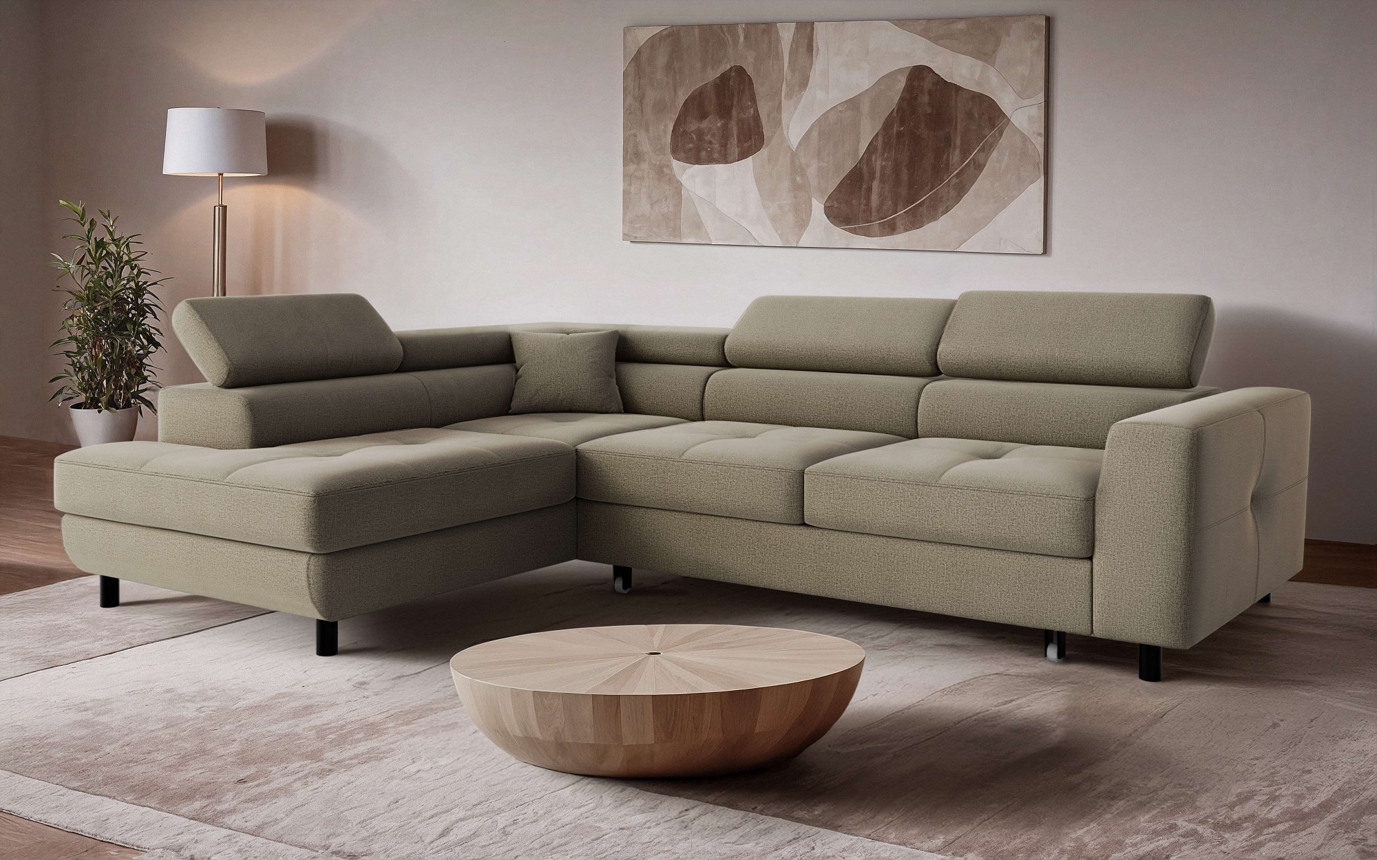 OTTO home Ecksofa "AADEN Schlafsofa 254 cm - OTTO. Verlässliche Qualität." günstig online kaufen