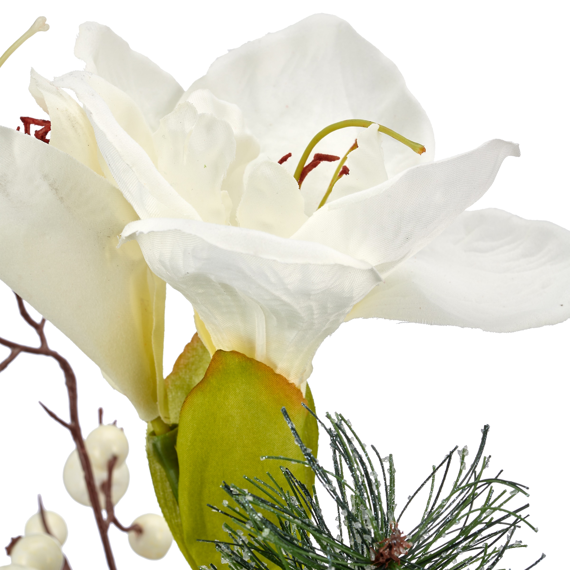 Creativ green Winterliche Kunstpflanze »Strauß mit Amaryllis« mit Beeren