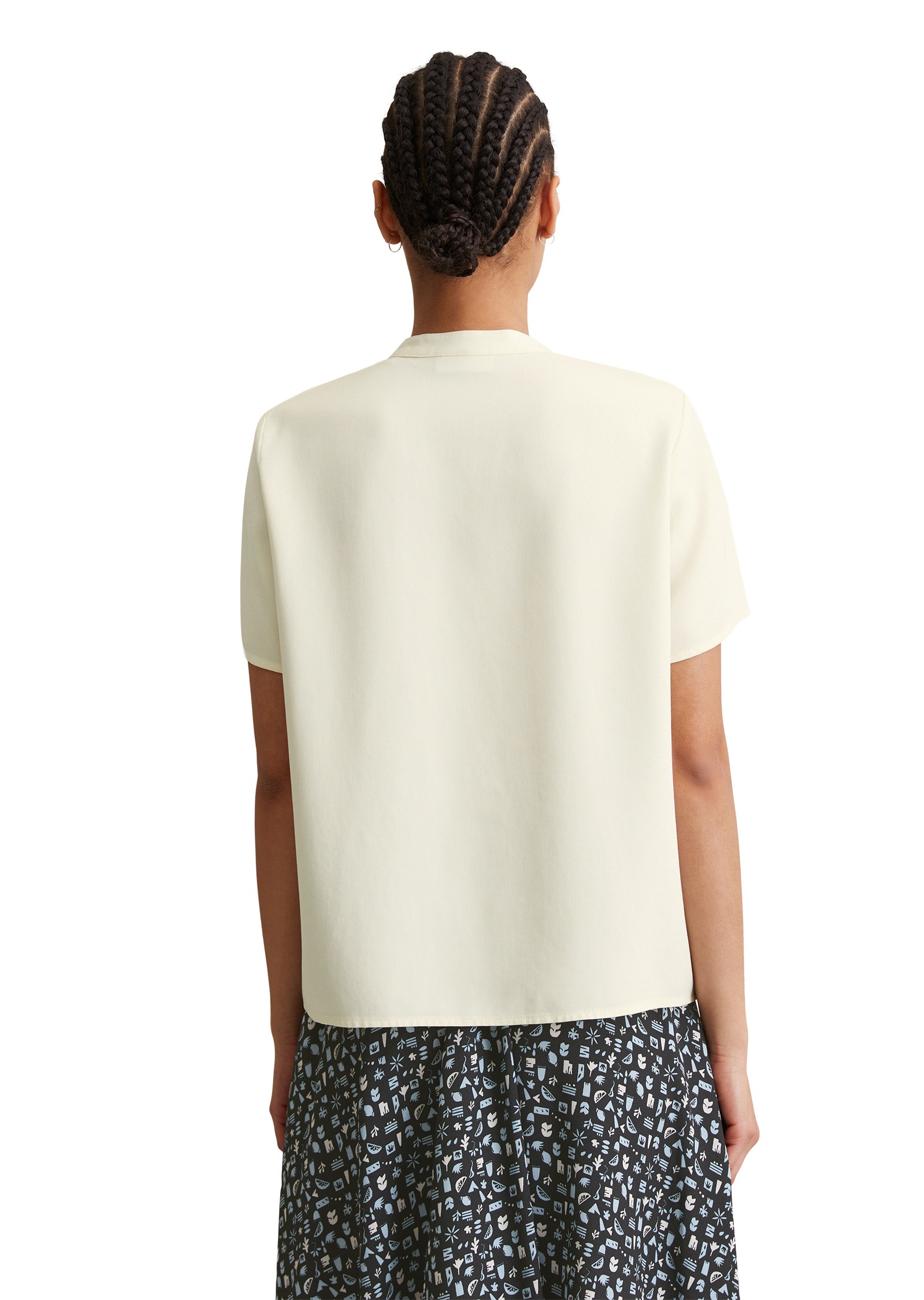Marc O'Polo DENIM Kurzarmbluse »aus TENCEL™ Lyocell«