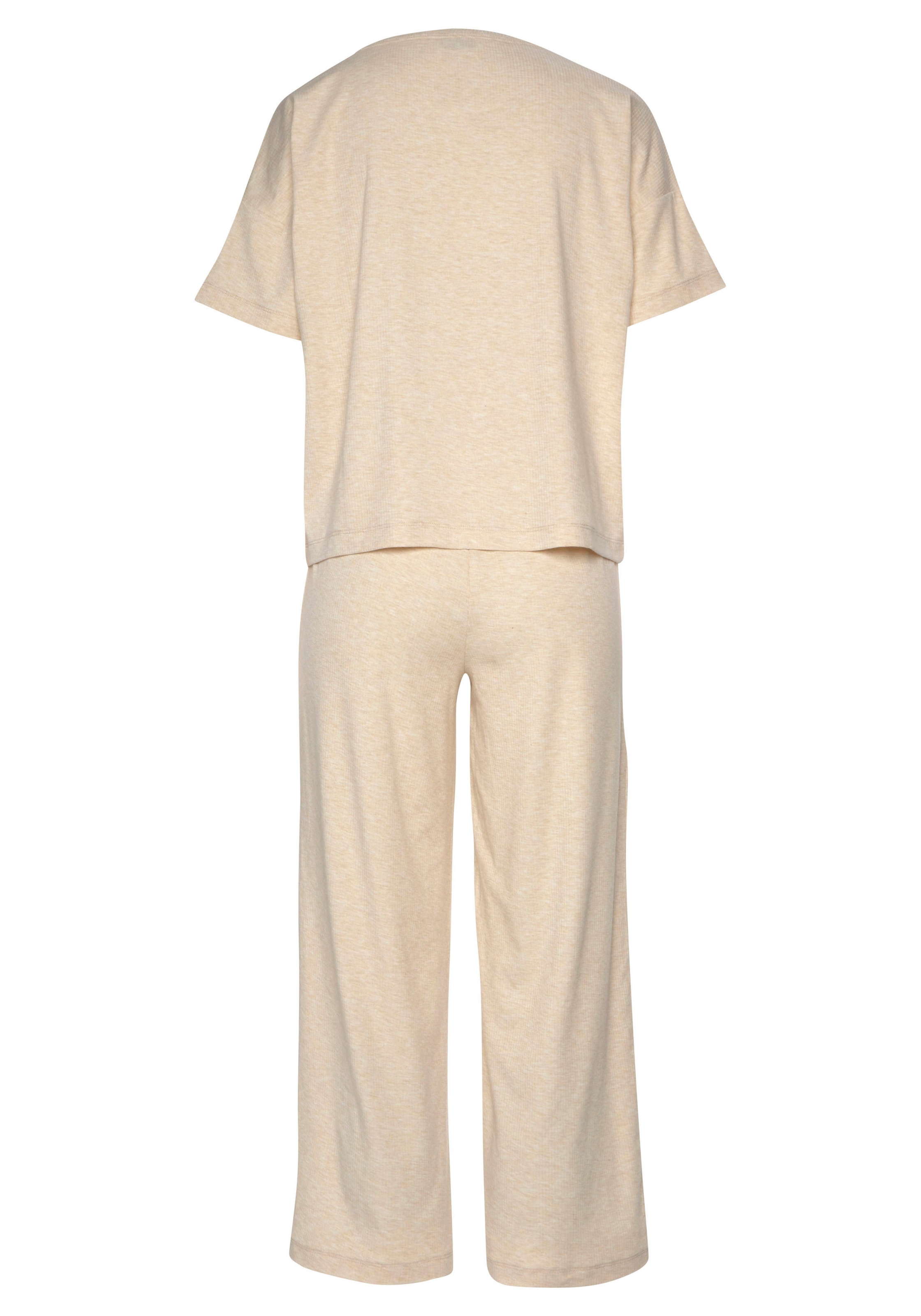 BAUR bestellen Stück), | weicher Dreams Ripp-Qualität in Pyjama, (2 1 tlg., Vivance