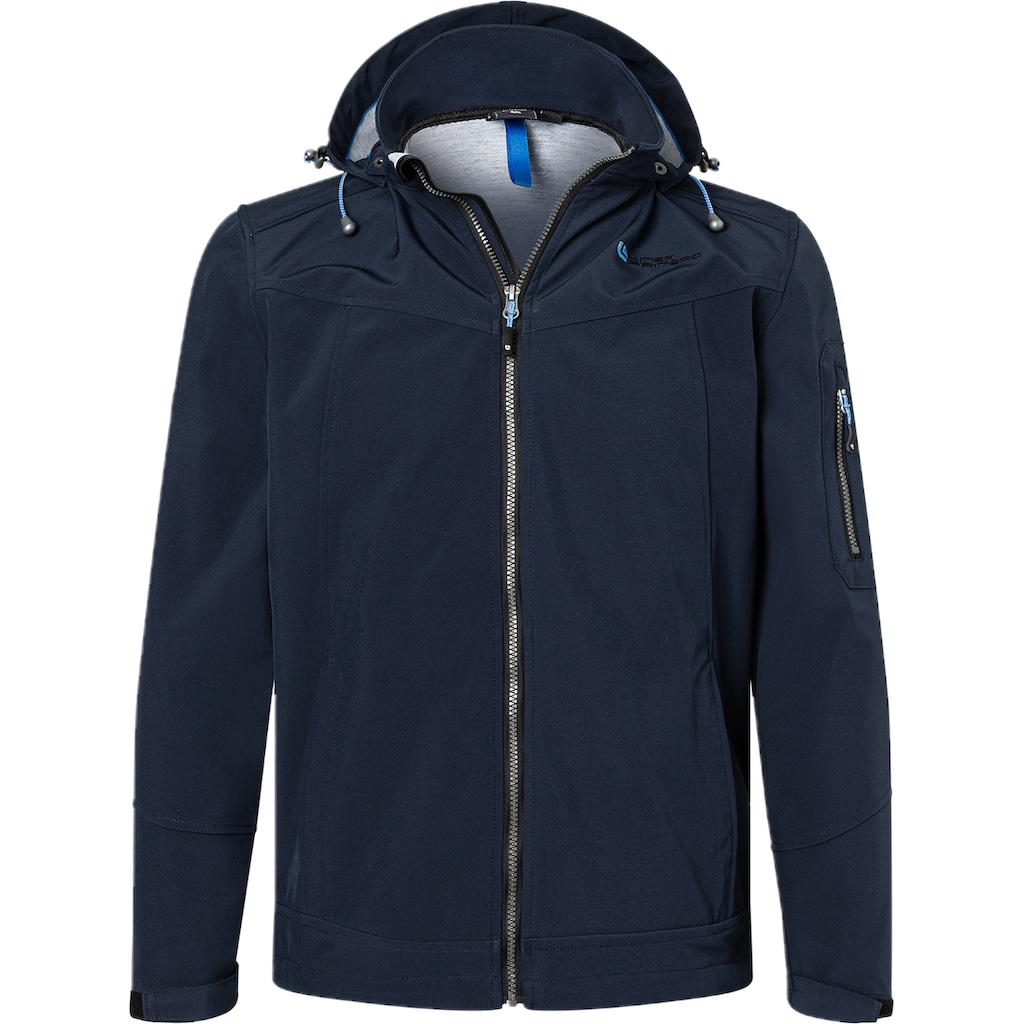 DEPROC Active Softshelljacke »DEXTER PEAK II MEN«, mit abnehmbarer Kapuze