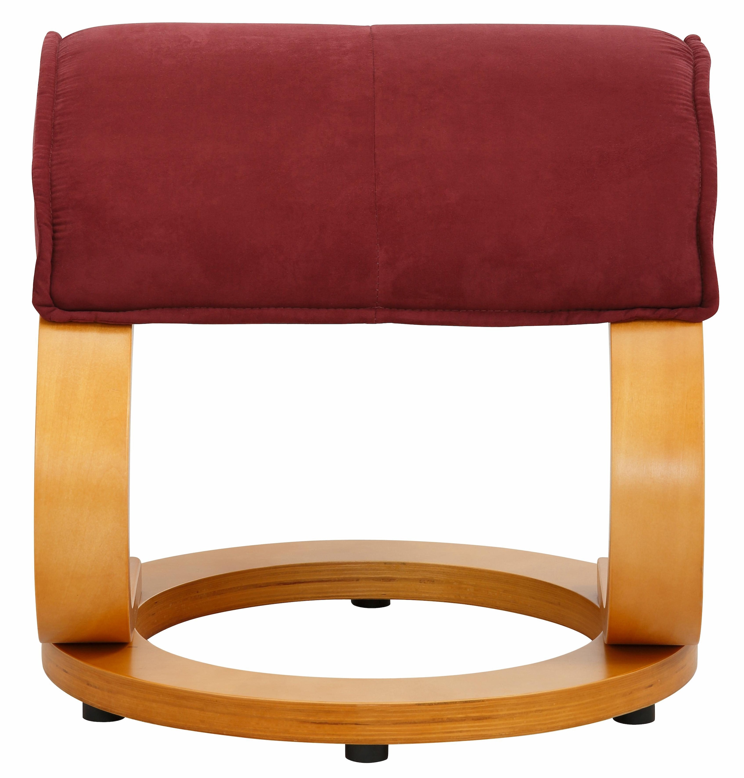 Home affaire Relaxsessel »Paris, TV-Sessel mit Hocker und manueller Liegefunktion«, (Set, 2 St., bestehend aus Sessel und Hocker), Dreh- und Kippfunktion