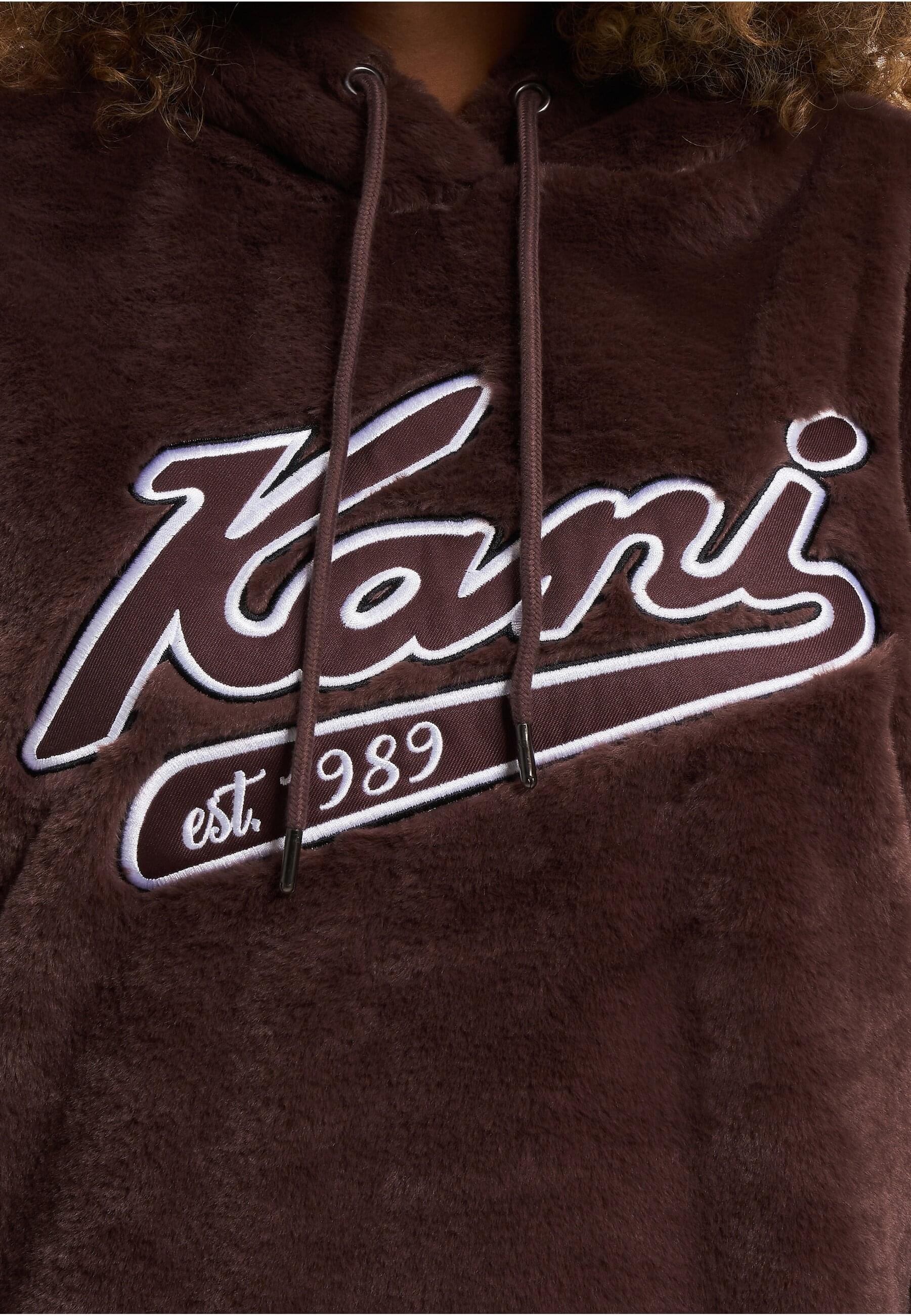 Karl Kani Shirtkleid »Karl Kani Damen KW234-039-2 KK Varsity Vegan Fur Hoodie Dress«, (1 tlg.)