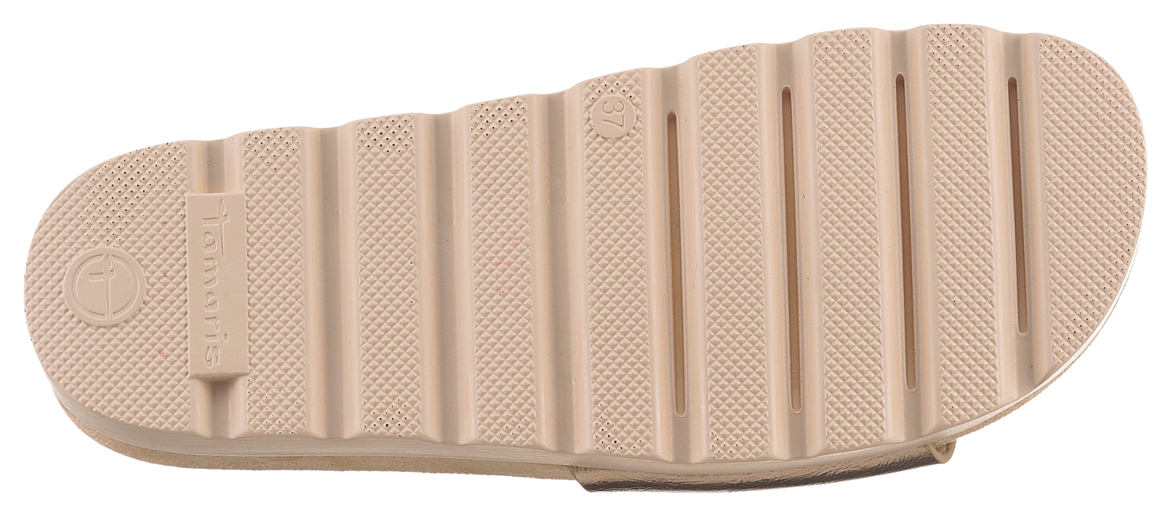 Tamaris Pantolette, Plateau, Sommerschuh, Schlupfschuh in veganer Verarbeitung