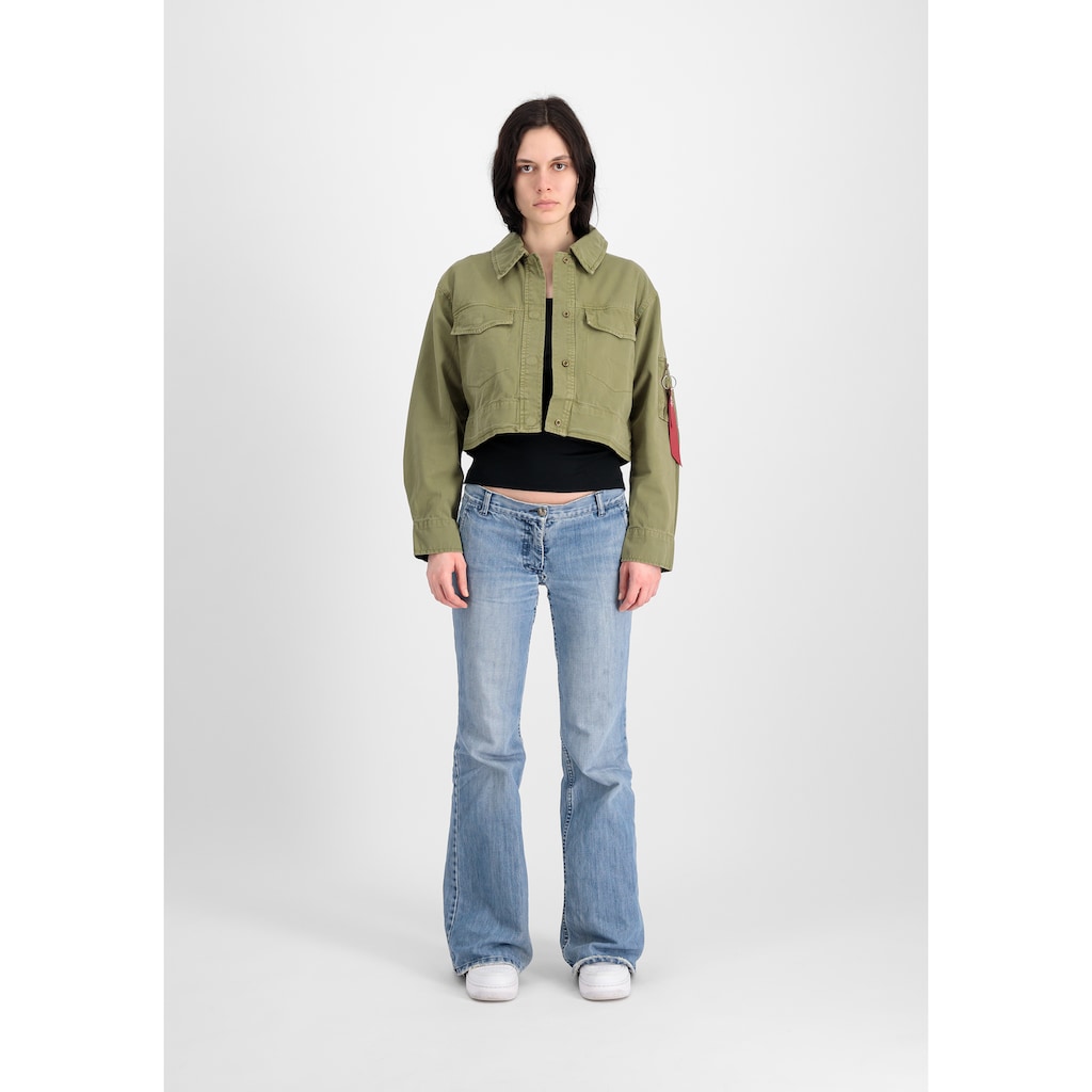 Alpha Industries Bomberjacke »ALPHA INDUSTRIES Women - Bomber Jackets Deck Jacket Cropped Wmn«