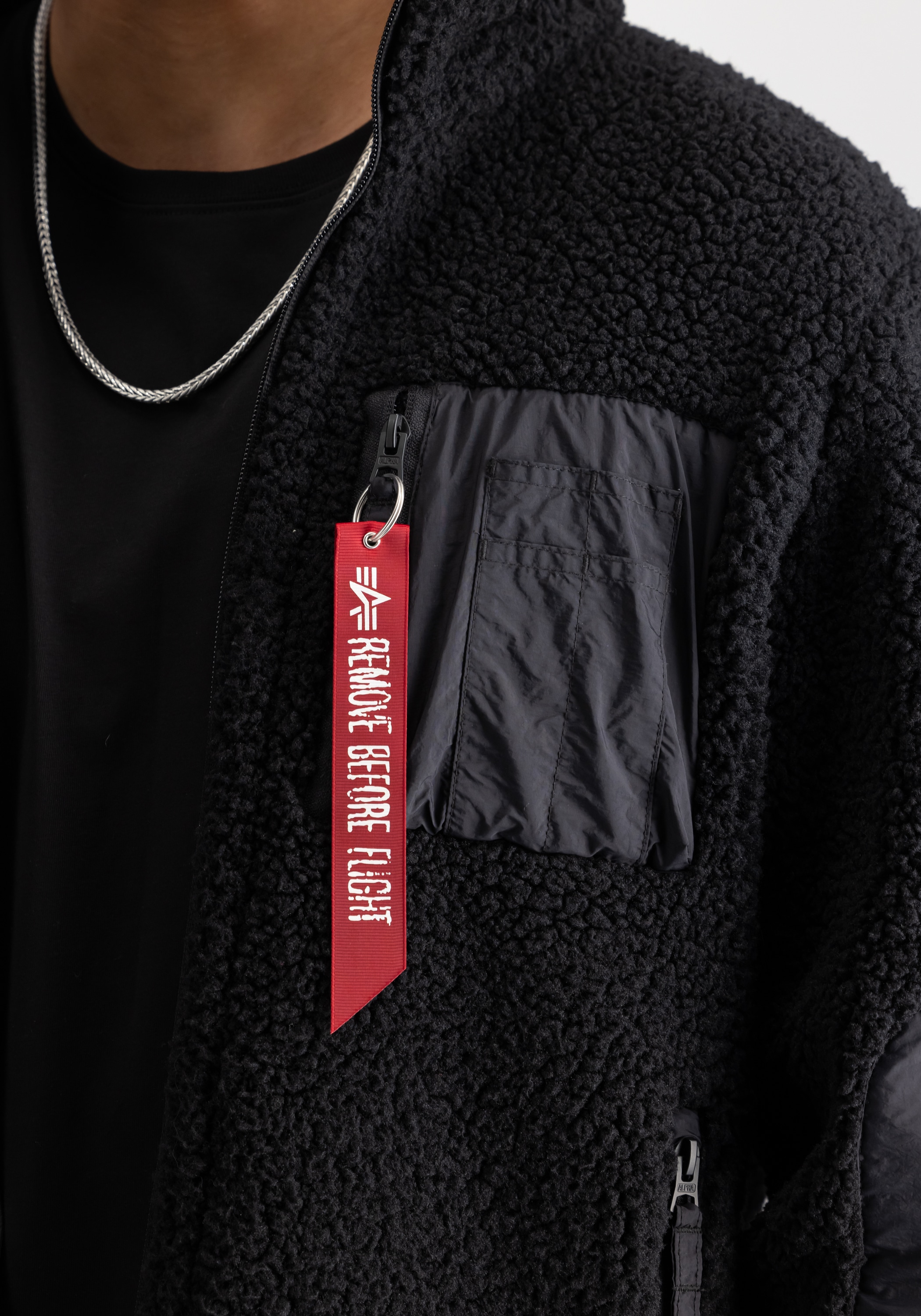 Alpha Industries Funktionsjacke »Sherpa Zip-Jacket Utility Jacke«