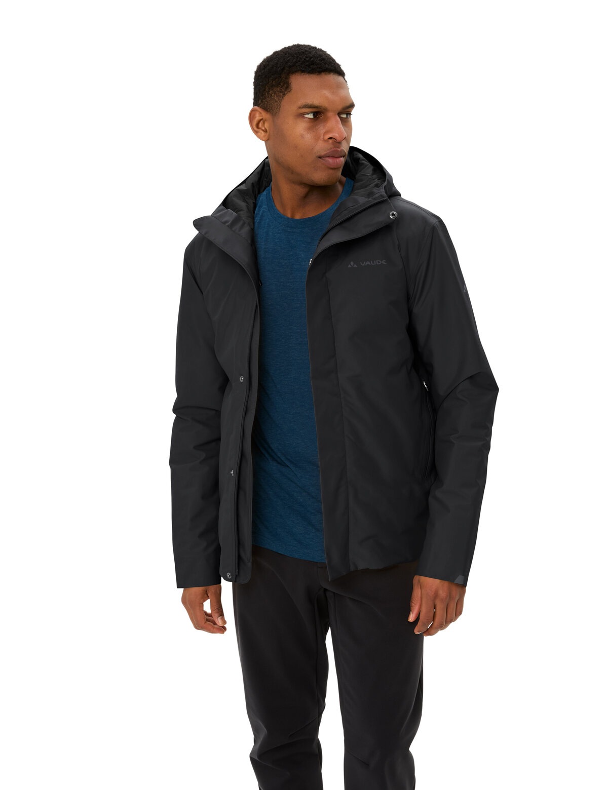 VAUDE Regenjacke "MENS CYCLIST WARM RAIN JACKET II" mit Kapuze sportlicher günstig online kaufen