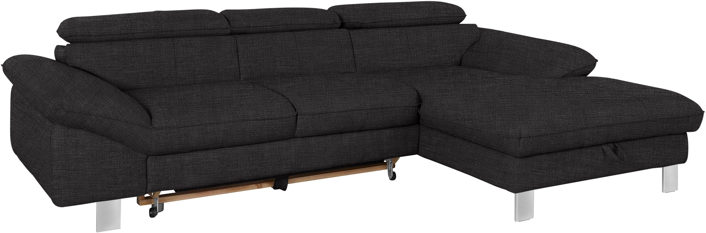Thumbnail - COTTA Ecksofa Driver, mit Kopfteilverstellung, wahlweise mit Bettfunktion