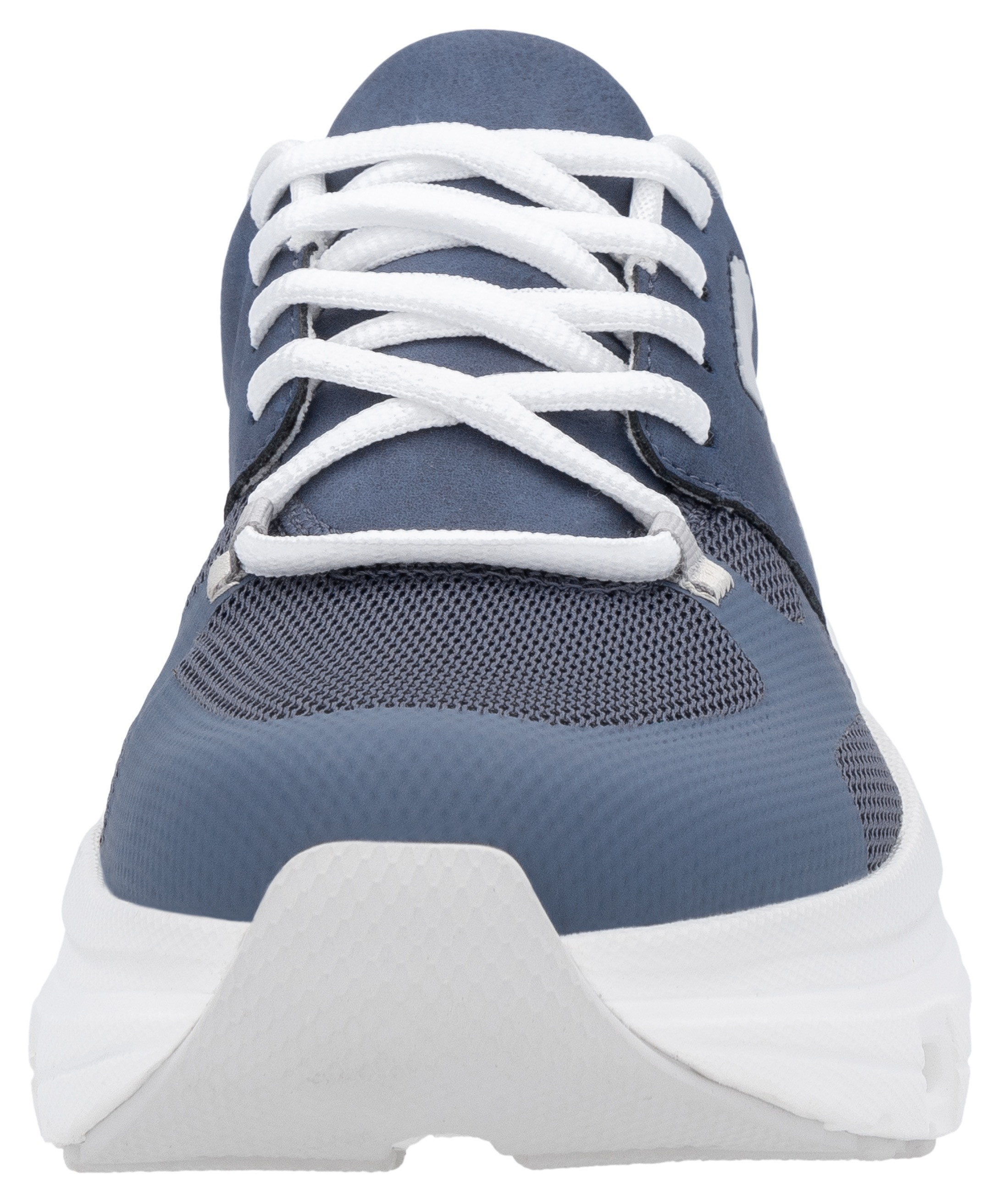 RIEKER Sport Plateausneaker, Slip-on Sneaker, Halbschuh, Freizeitsneaker mit MemoSoft-Innensohle