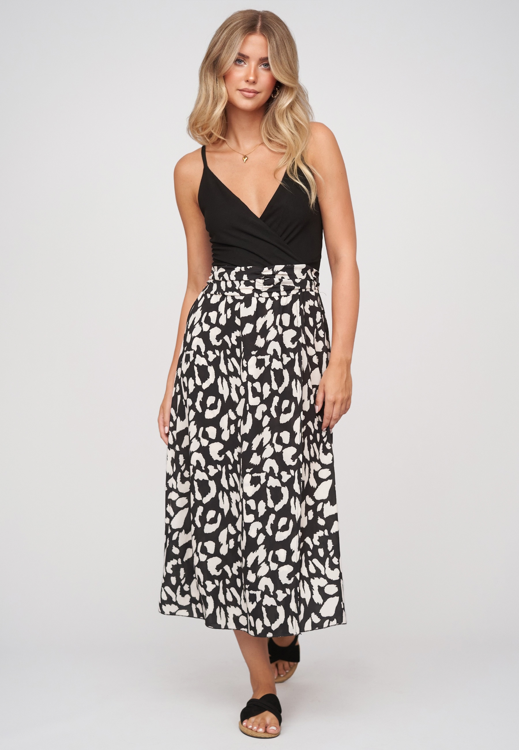 CLOUD 5IVE A-Linien-Kleid »CLOUD 5IVE Maxi Wrap Dress« 1 tlg.