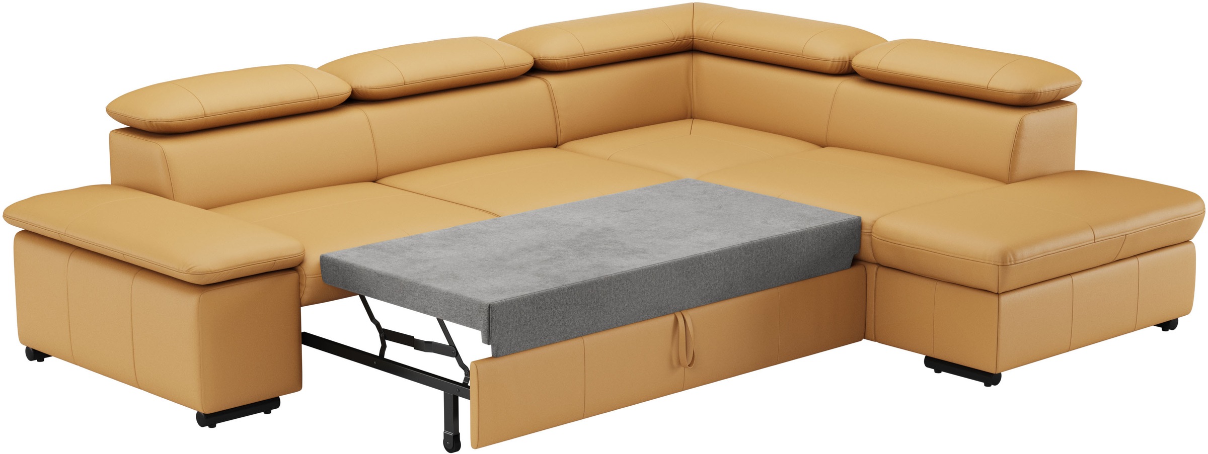 sit&more Ecksofa »Alcudia L-Form«, mit Armteilverstellung, optional Kopfteilverstellung und Bettfunktion