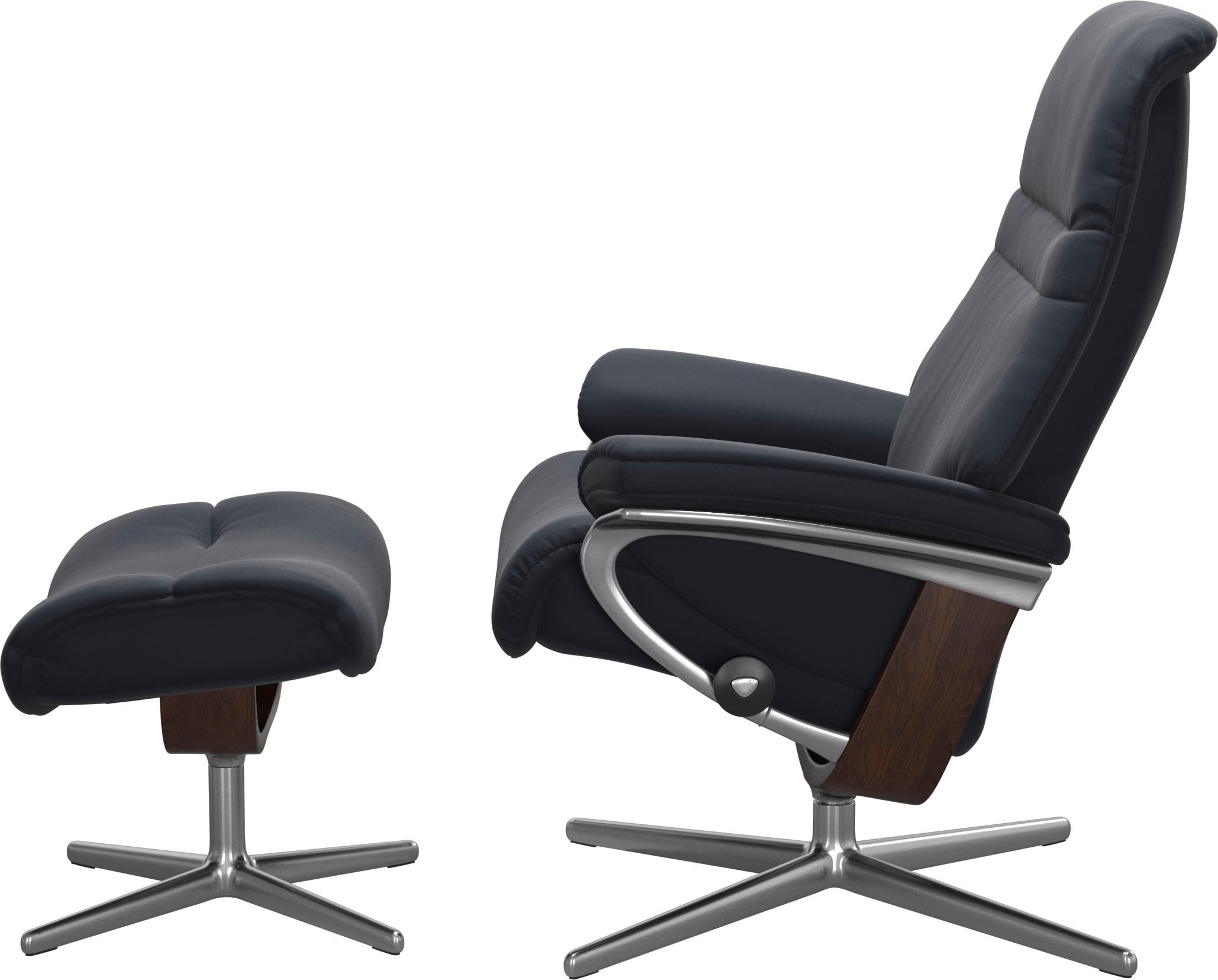 Stressless® Relaxsessel »Sunrise«, mit Cross Base, Größe S, M & L, Holzakzent Braun