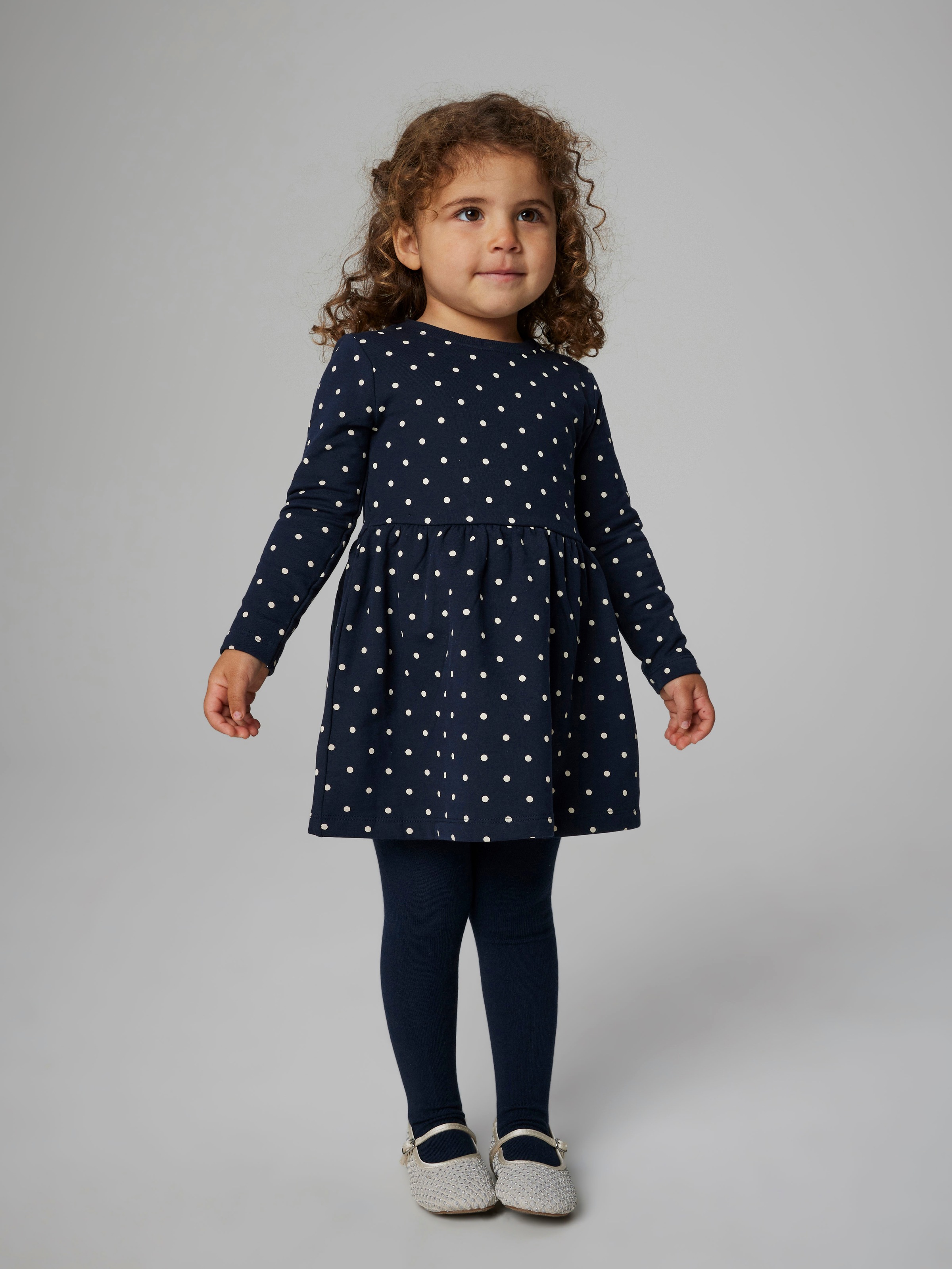 Name It Sweatkleid »NMFDAVINA LS SWEAT BRU DRESS NOOS«, im tollen Alloverprint