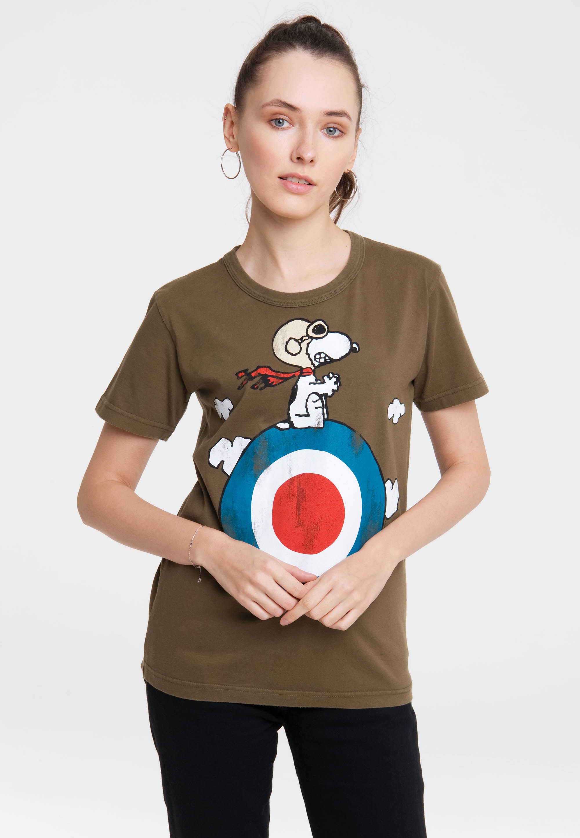T-Shirt »Peanuts - Snoopy«, mit lizenziertem Print