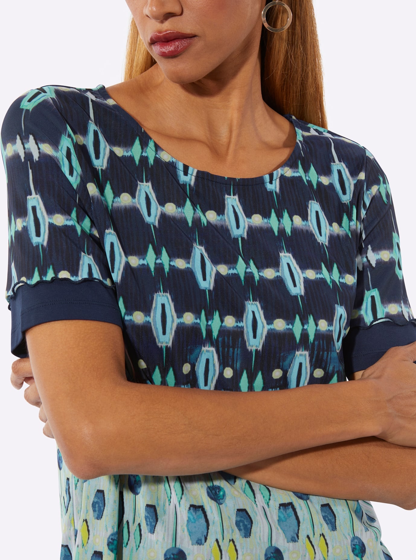 creation L 2-in-1-Shirt »Mesh-Shirt« 1 tlg.