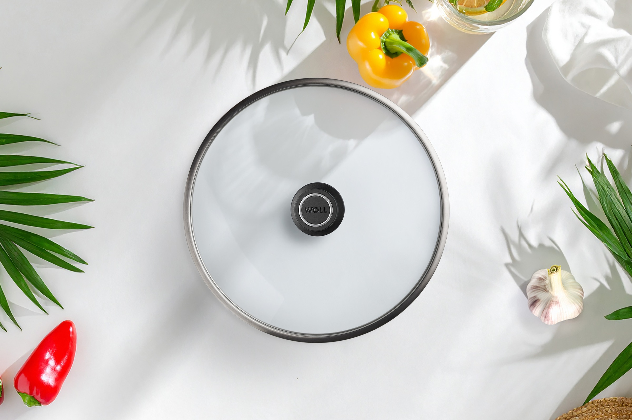 WOLL »WOLL Eco Logic Sicherheitsglasdeckel, rund« Hitzebeständig, Spülmaschinengeeignet, für Pfannen und Töpfe