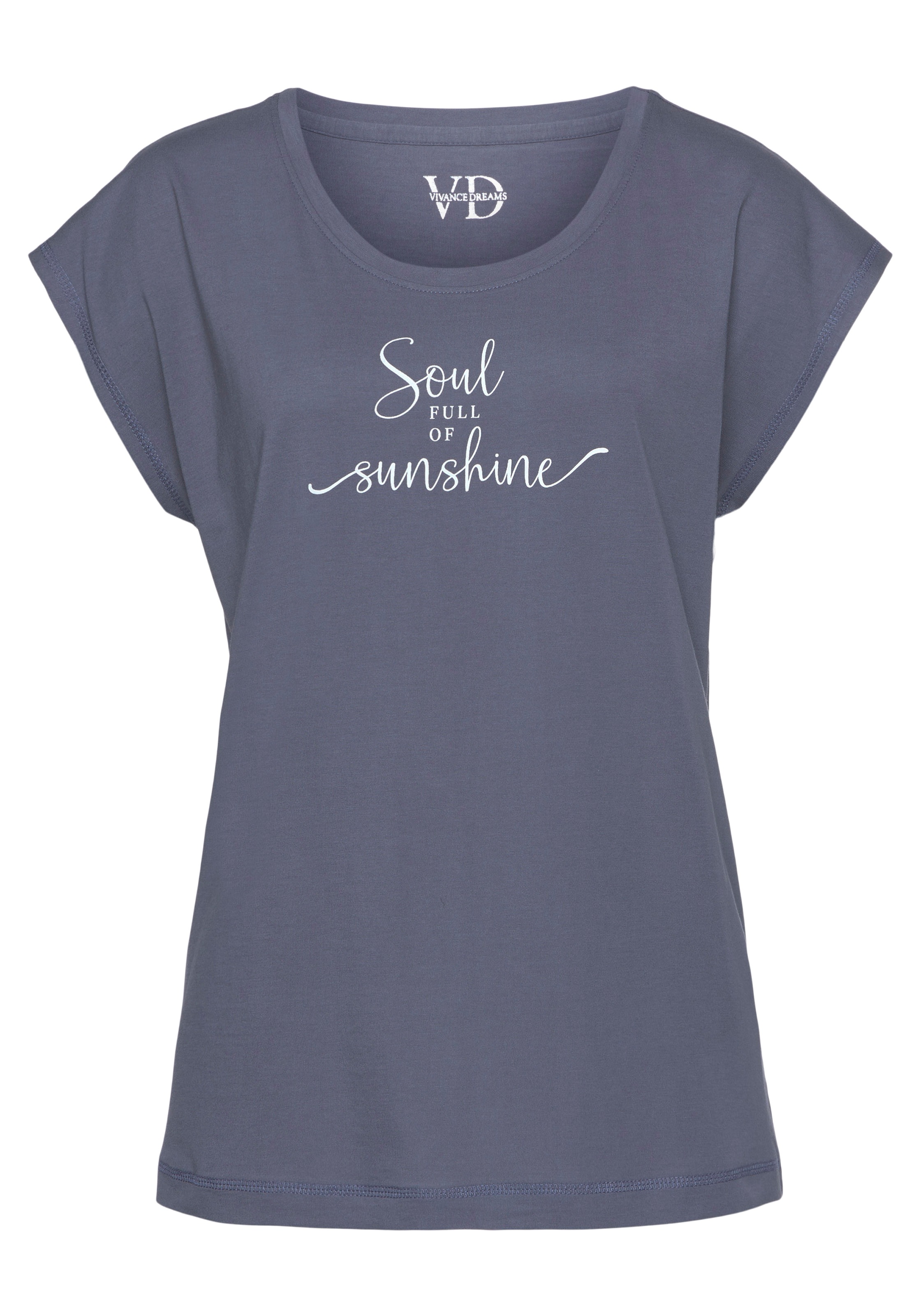 Vivance Dreams T-Shirt mit Sommer-Statementdruck günstig online kaufen