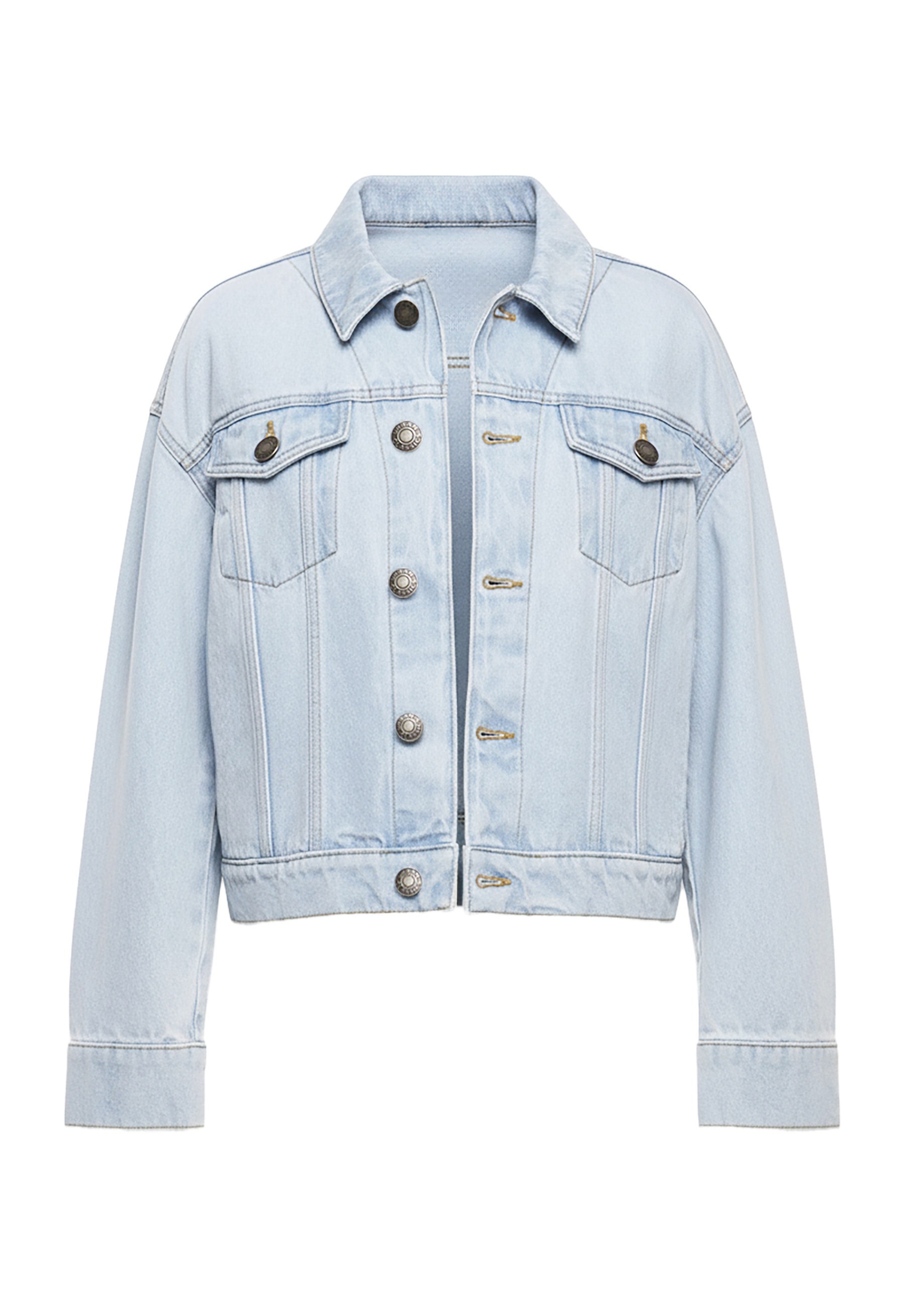 URBAN CLASSICS Jeansjacke "Urban Classics Ladies 80‘s Oversized Denim Jacke günstig online kaufen