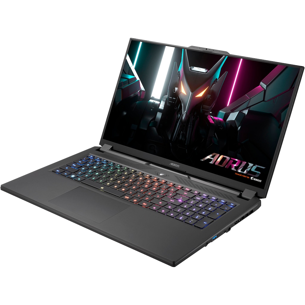 Gigabyte Gaming-Notebook »AORUS 17H BXF-74DE554SH«, 43,9 cm, / 17,3 Zoll, Intel, Core i7, GeForce RTX 4080, 1000 GB SSD