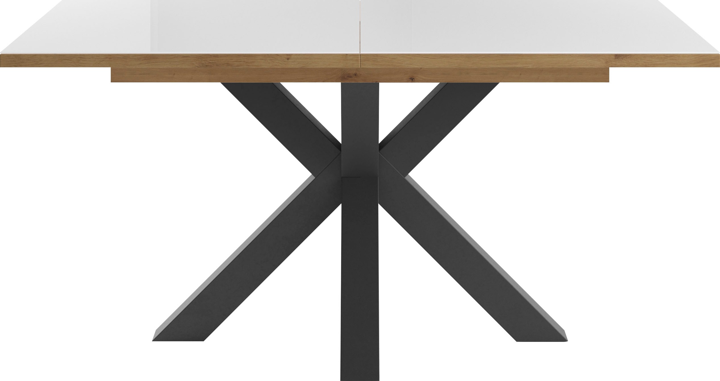 set one by Musterring Esstisch, mit Synchronauszug, 160-210 x 90 cm, Gestell in... kaufen