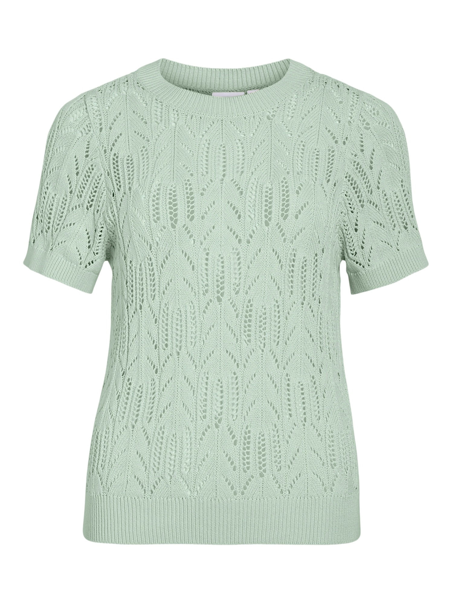 Vila Kurzarmpullover »VICOTTI S/S O-NECK KNIT TOP - NOOS«