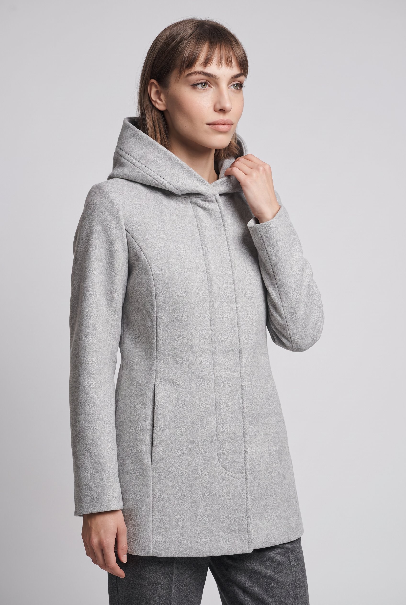 ONLY Langjacke »ONLBLAKE HOOD COAT CC OTW« mit Kapuze Kunstfaser, Eingrifftaschen