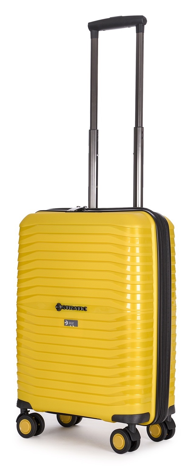 Stratic Trolley »BRIGHT+ Koffer S«, (1 St.), 4 Rollen, Hartschalenkoffer Trolley TSA-Zahlenschloss STRATIC CONNECT NFC-Chip
