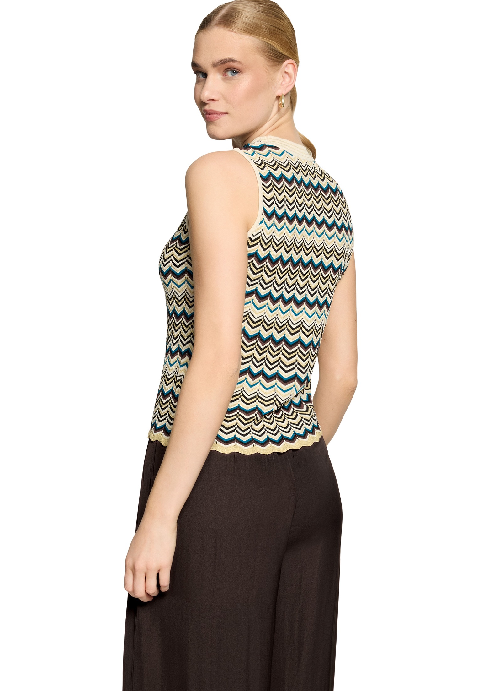 Zero Stricktop »Damen mit Muster« Struktur