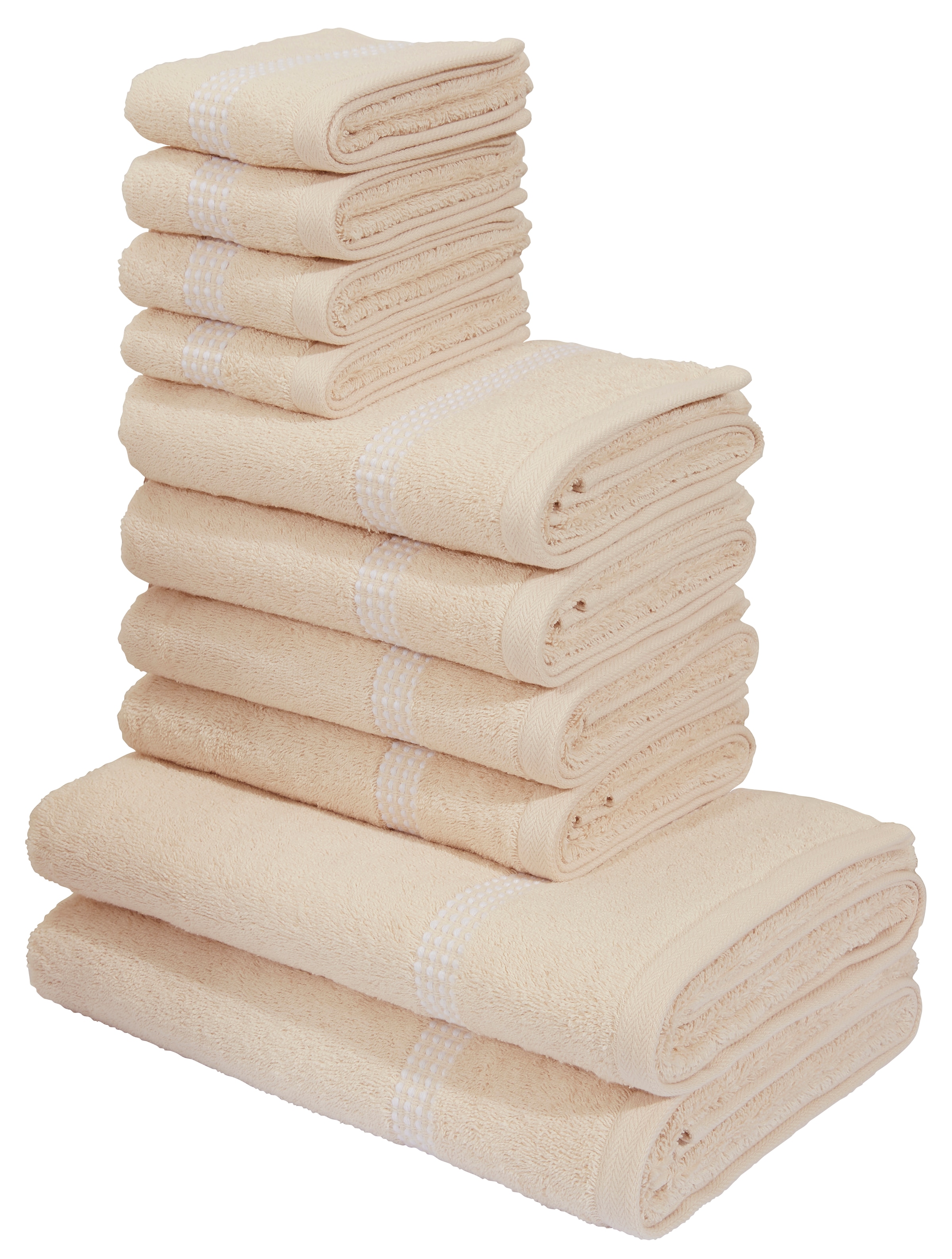 my home Handtuch Set "Kapra, Premium Handtücher, 100% Baumwolle, 500 gr/m²" günstig online kaufen