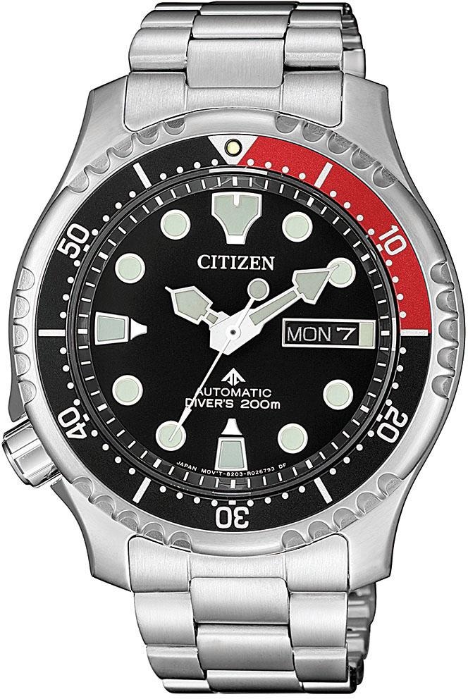 Citizen Automatikuhr »Promaster Marine Automatic Diver, NY0085-86EE«, Armbanduhr, Herrenuhr, Damenuhr, Taucheruhr, bis 20 bar wasserdicht