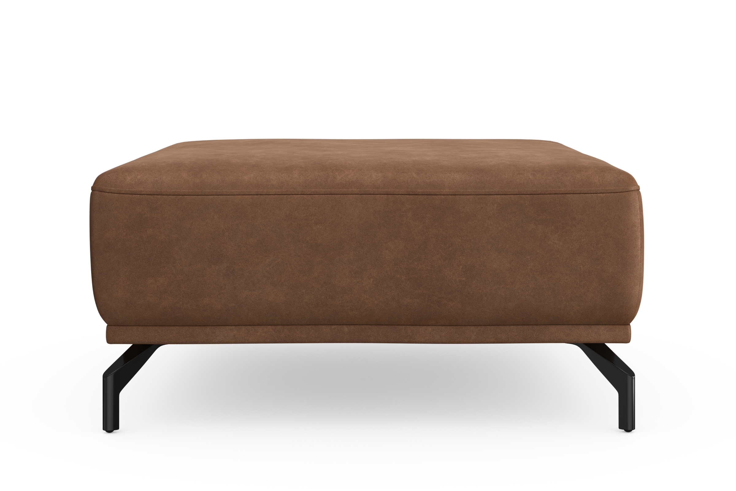 sit&more Hocker »Bailando«, mit Federkern und schwarzen, matten Metallfüßen