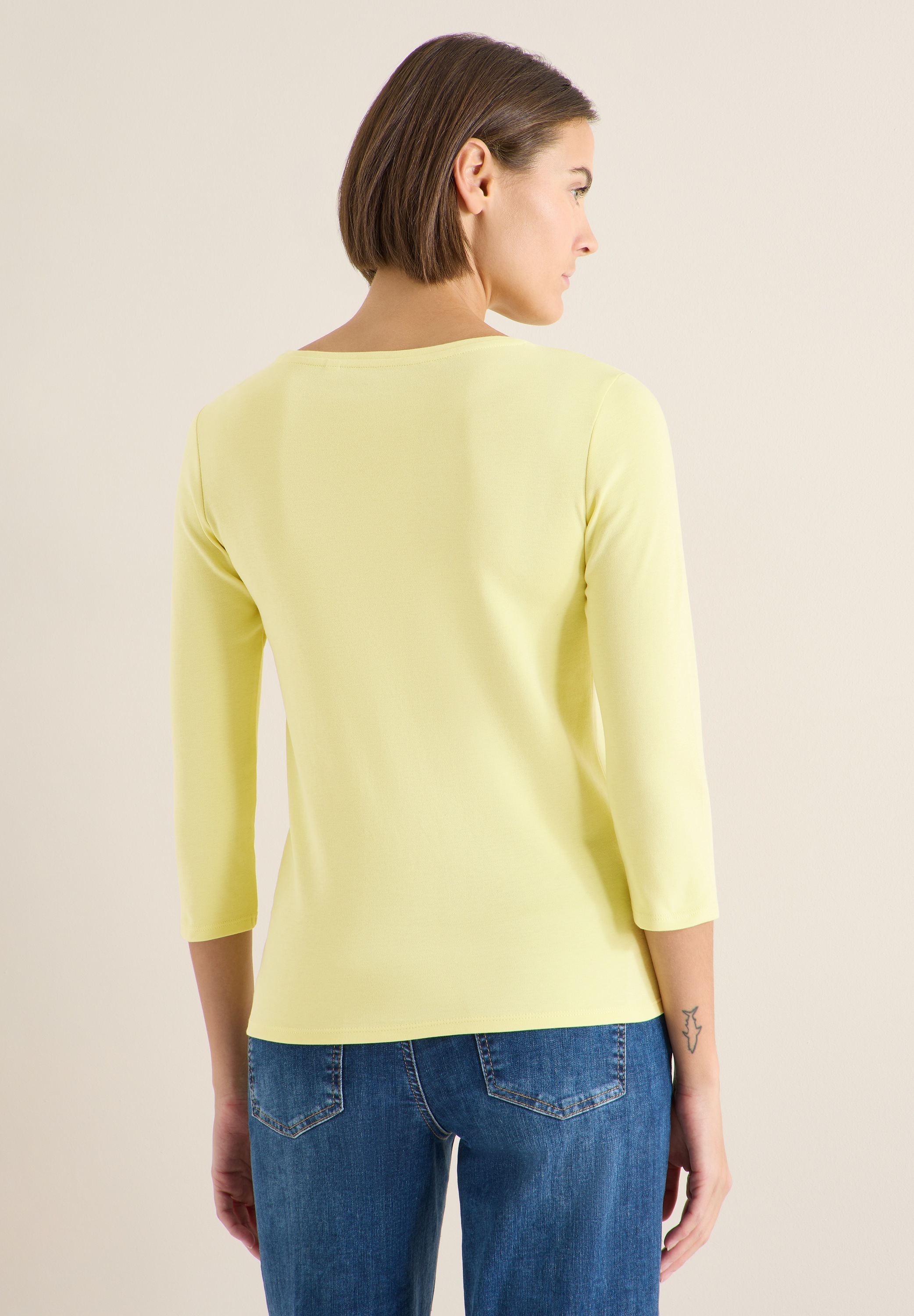 Cecil 3/4-Arm-Shirt aus reiner Baumwolle günstig online kaufen